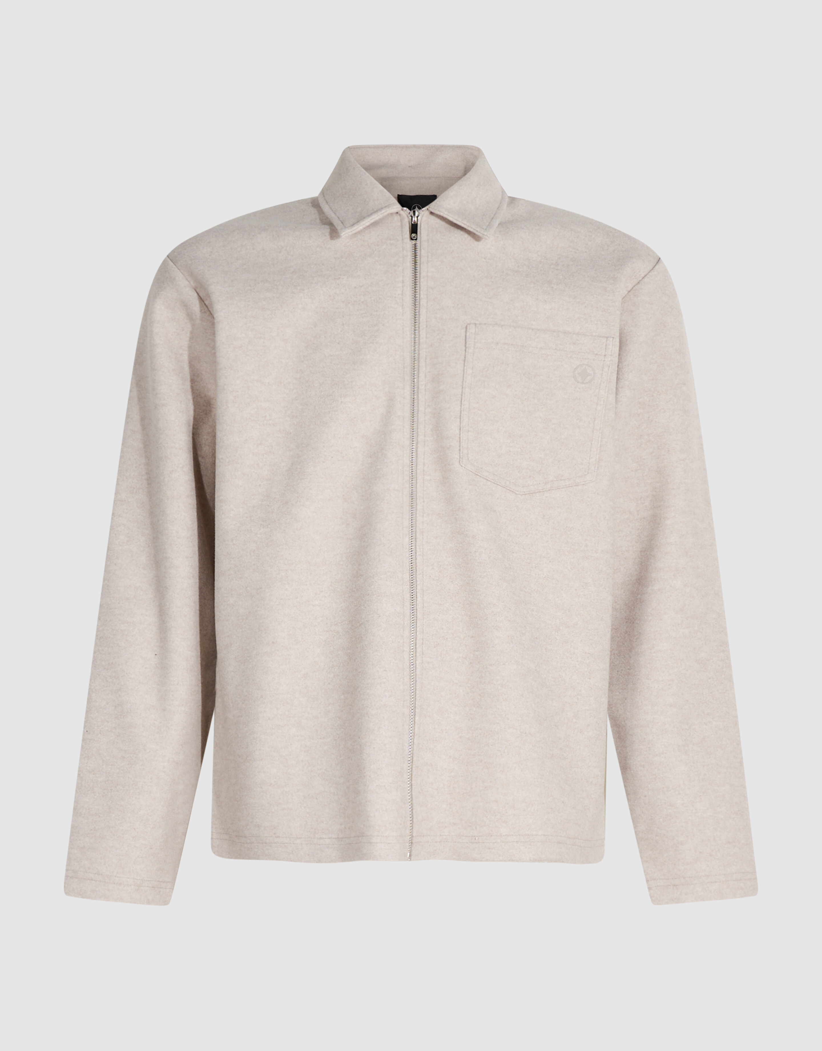 Soft Melange Overshirt Beige SHOEBY MEN