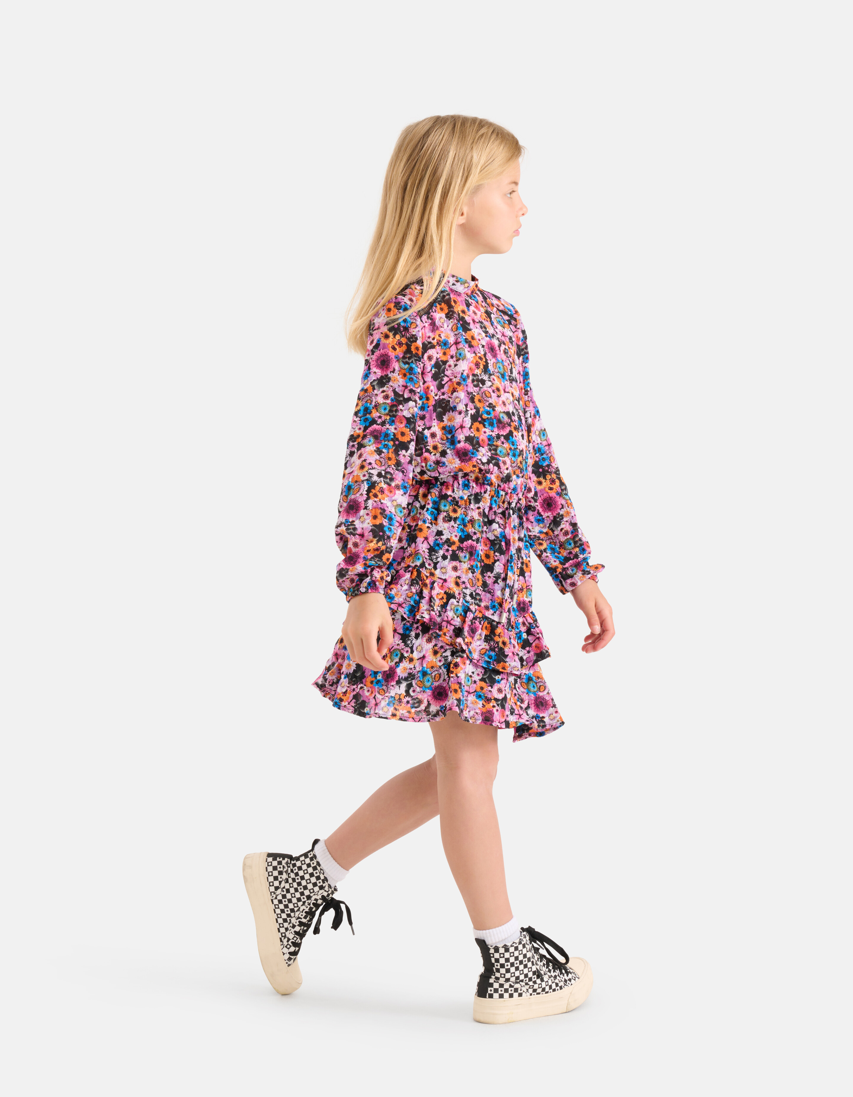 Kleid mit Blumenmuster Lila SHOEBY GIRLS