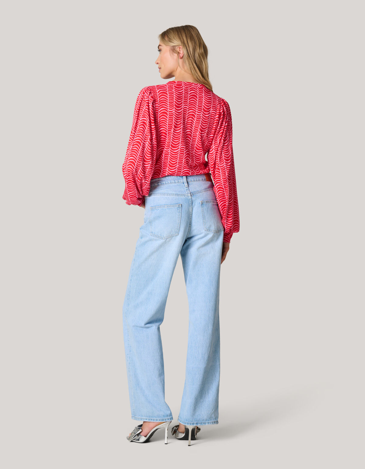 Rippen-Jersey-Top Rot SHOEBY WOMEN