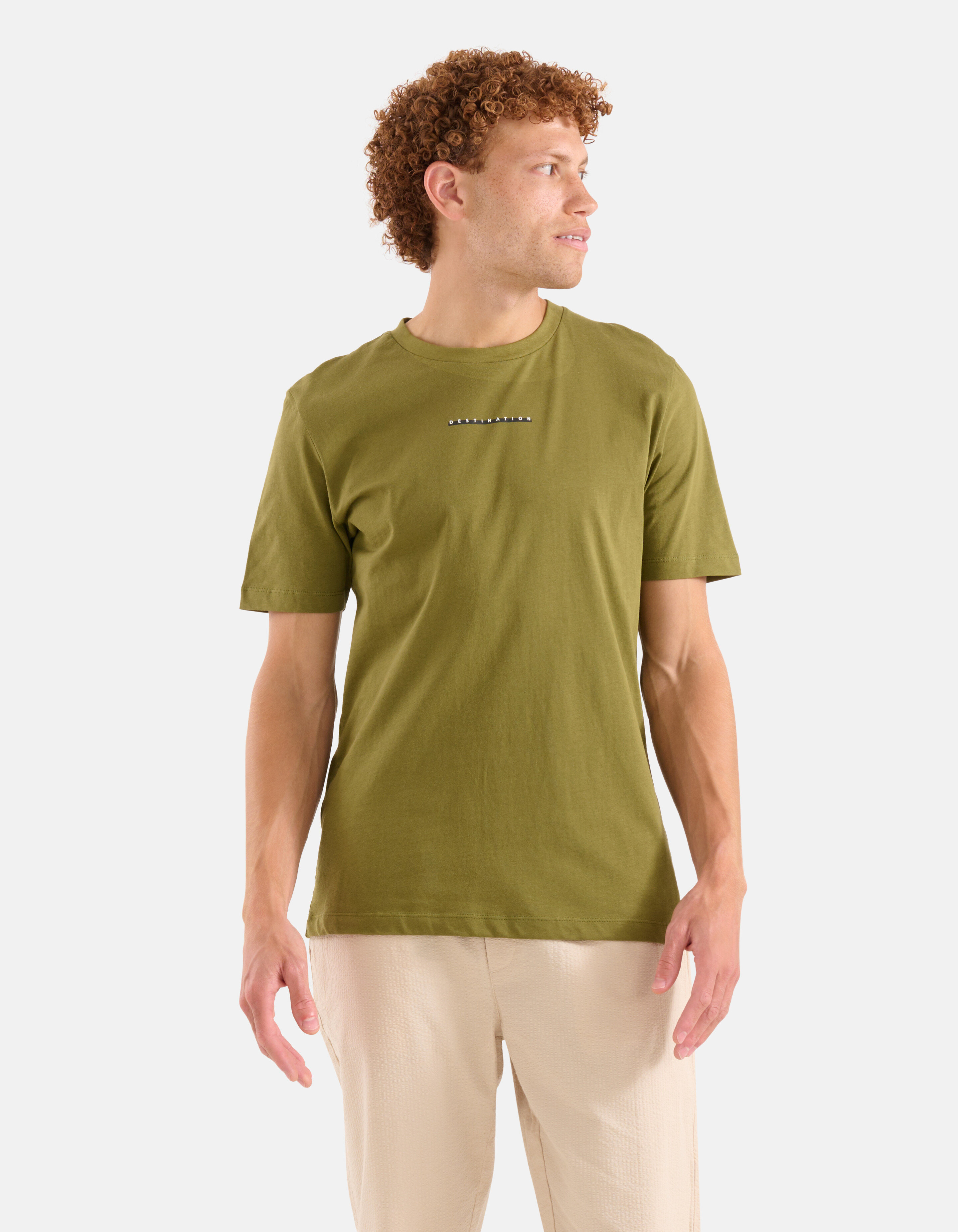 Artwork T-shirt Dunkelgrün SHOEBY MEN