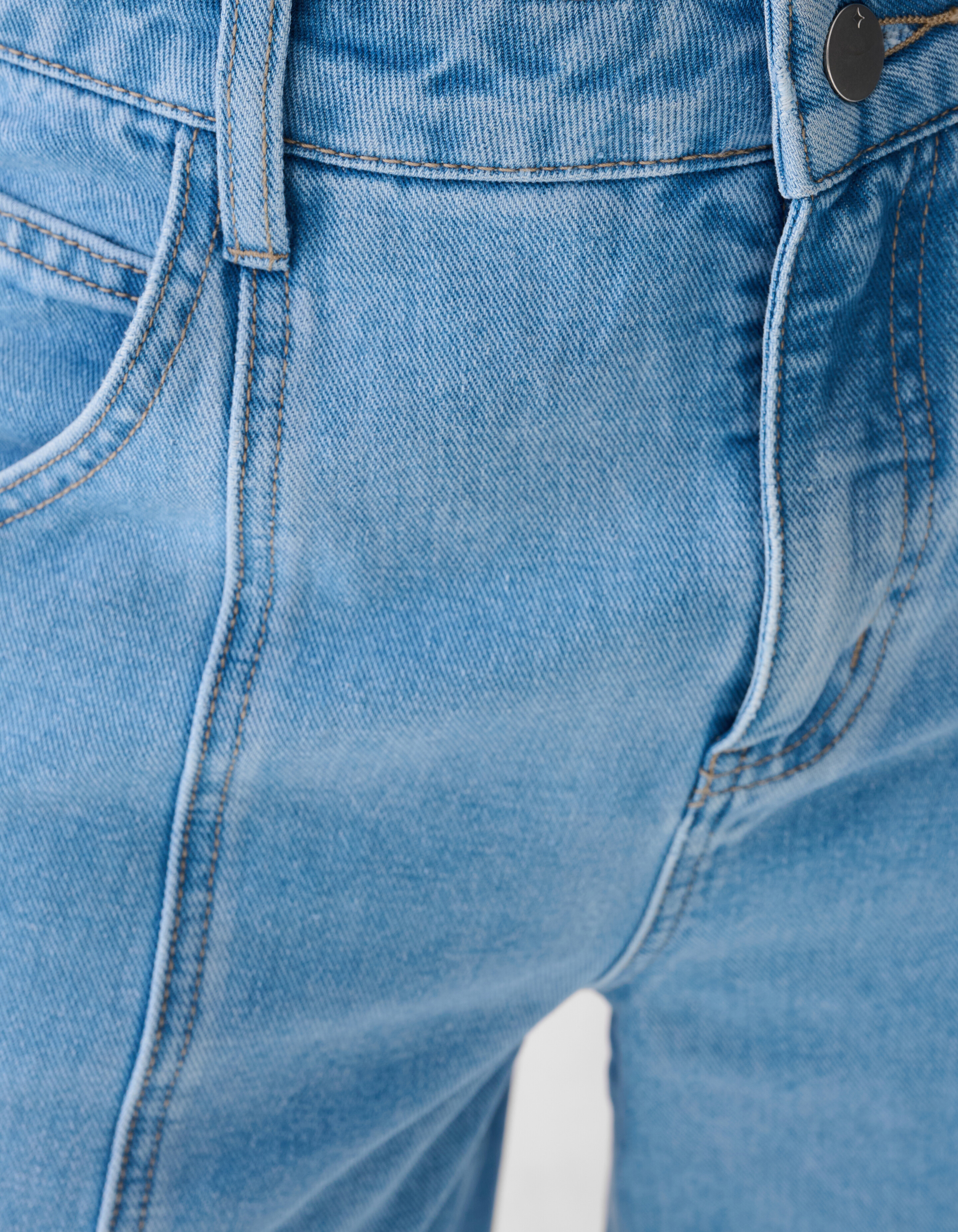 Faltenhose Baggy Fit Jeans Hellblau SHOEBY WOMEN