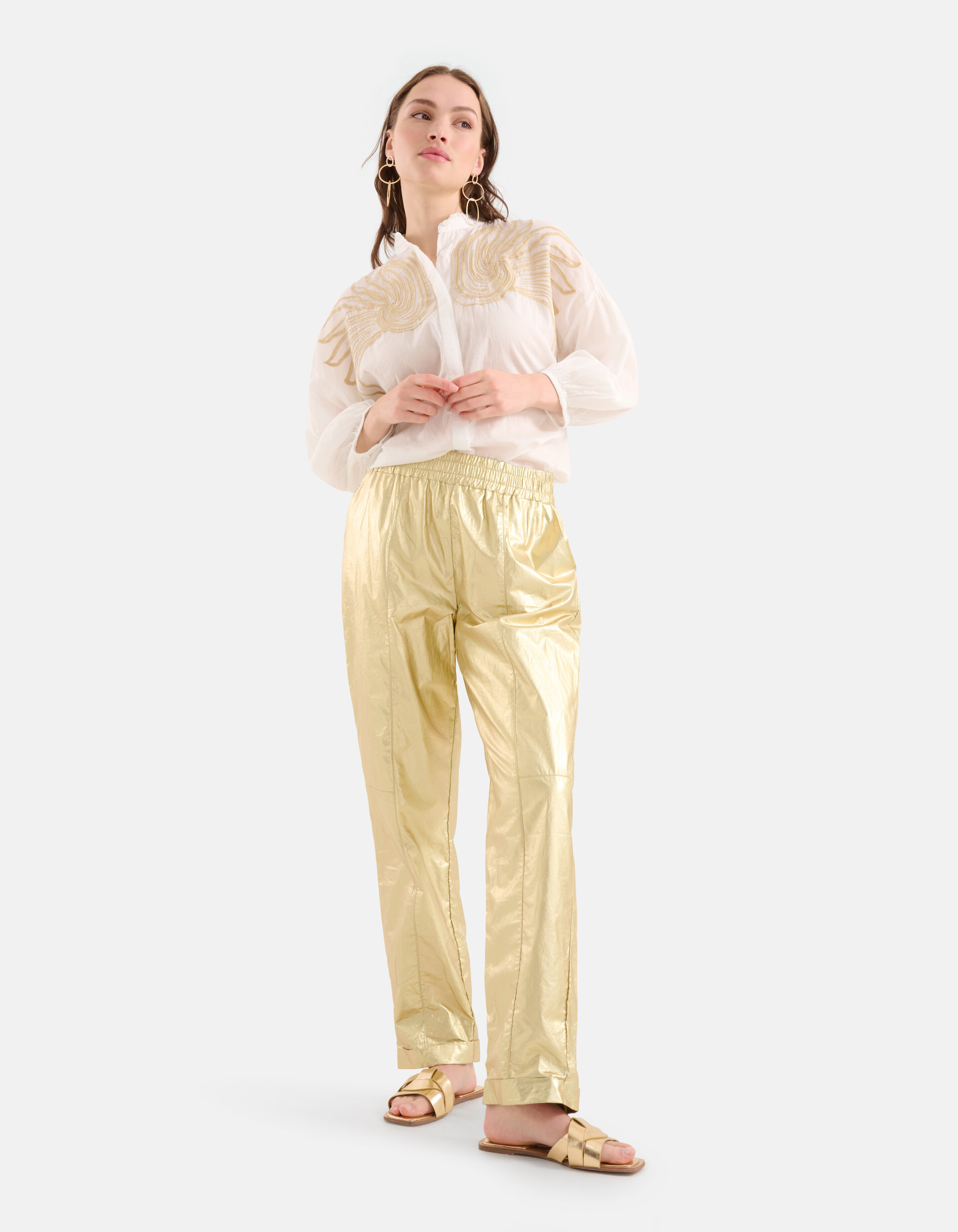 Metallischer Jogger Gold SHOEBY WOMEN