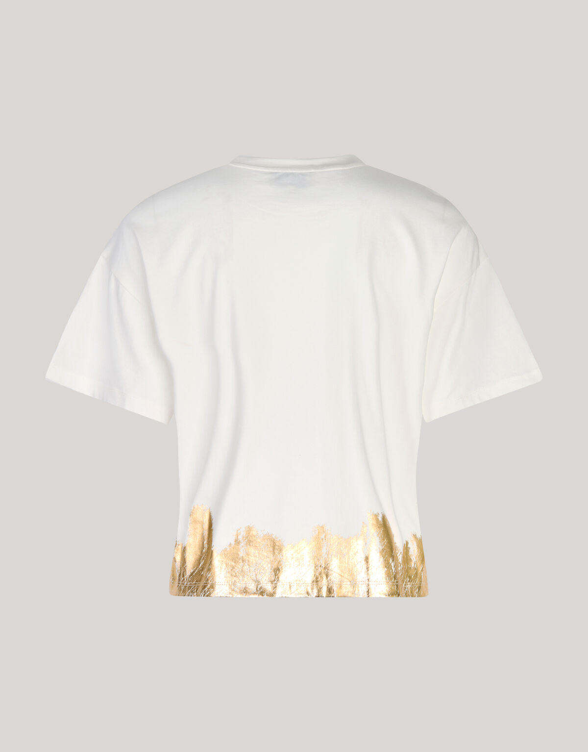 Gold-Detail-T-Shirt Broken White von Mieke SHOEBY WOMEN