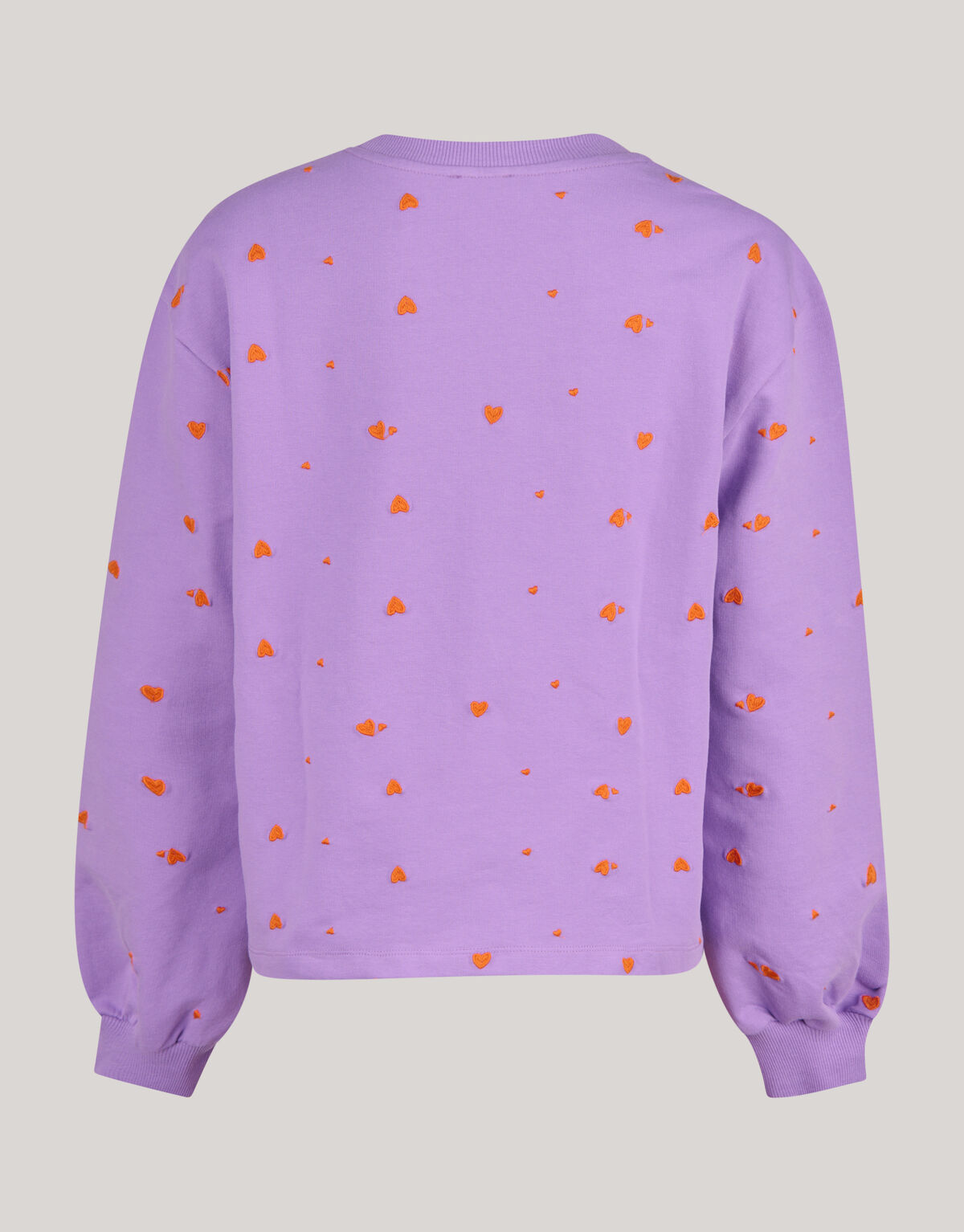 Longsleeve mit Herzdruck lila SHOEBY GIRLS