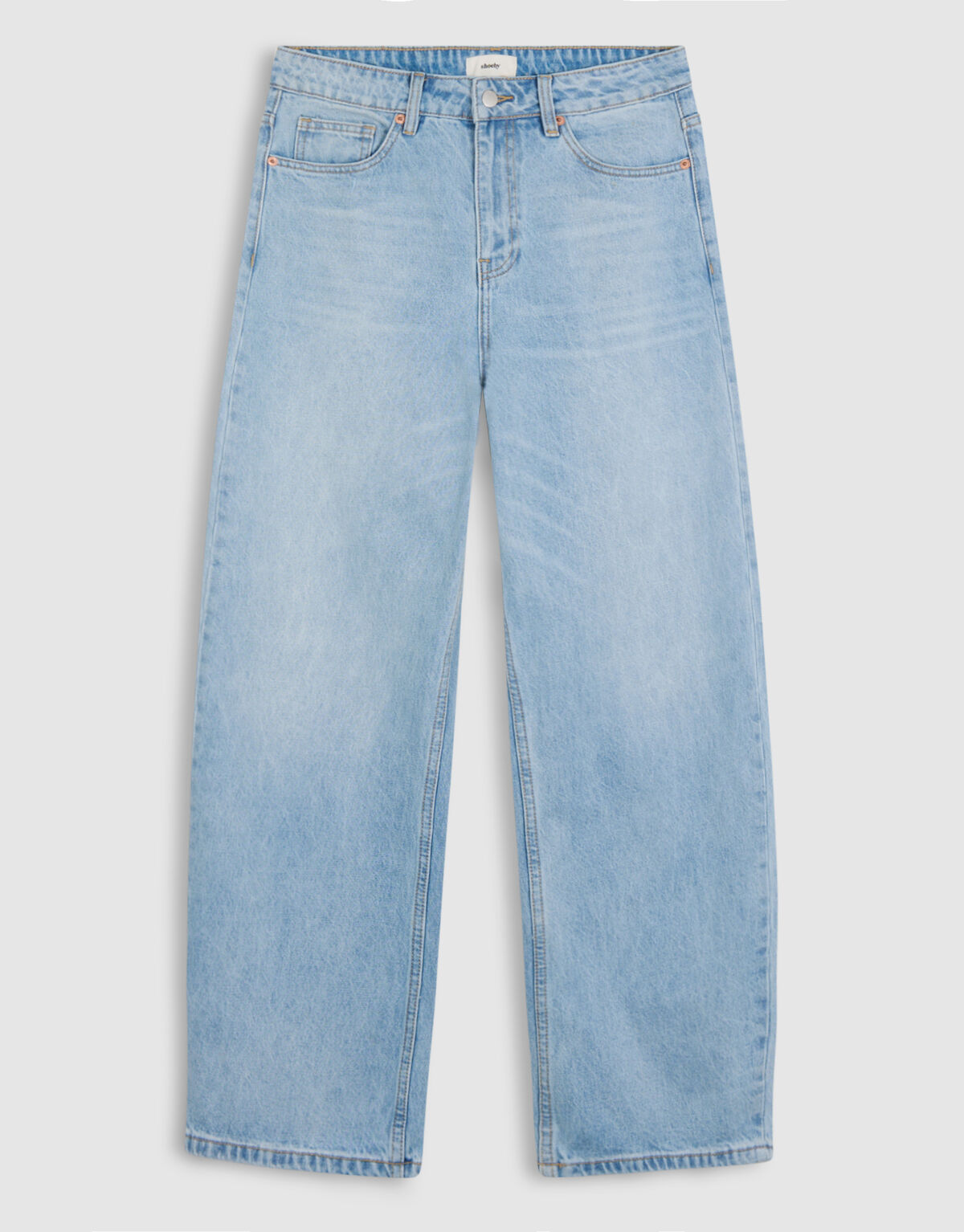 Barrel Fit Jeans Hellblau SHOEBY WOMEN