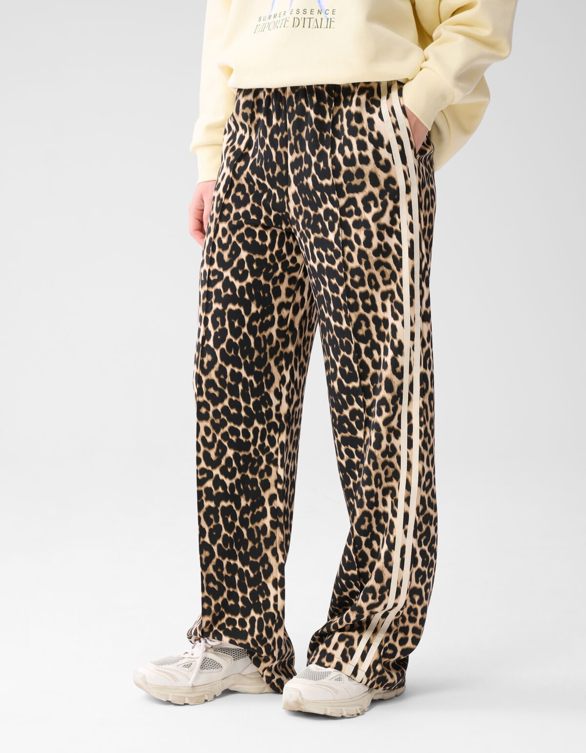 Leopard Sportliche Hose Braun SHOEBY WOMEN