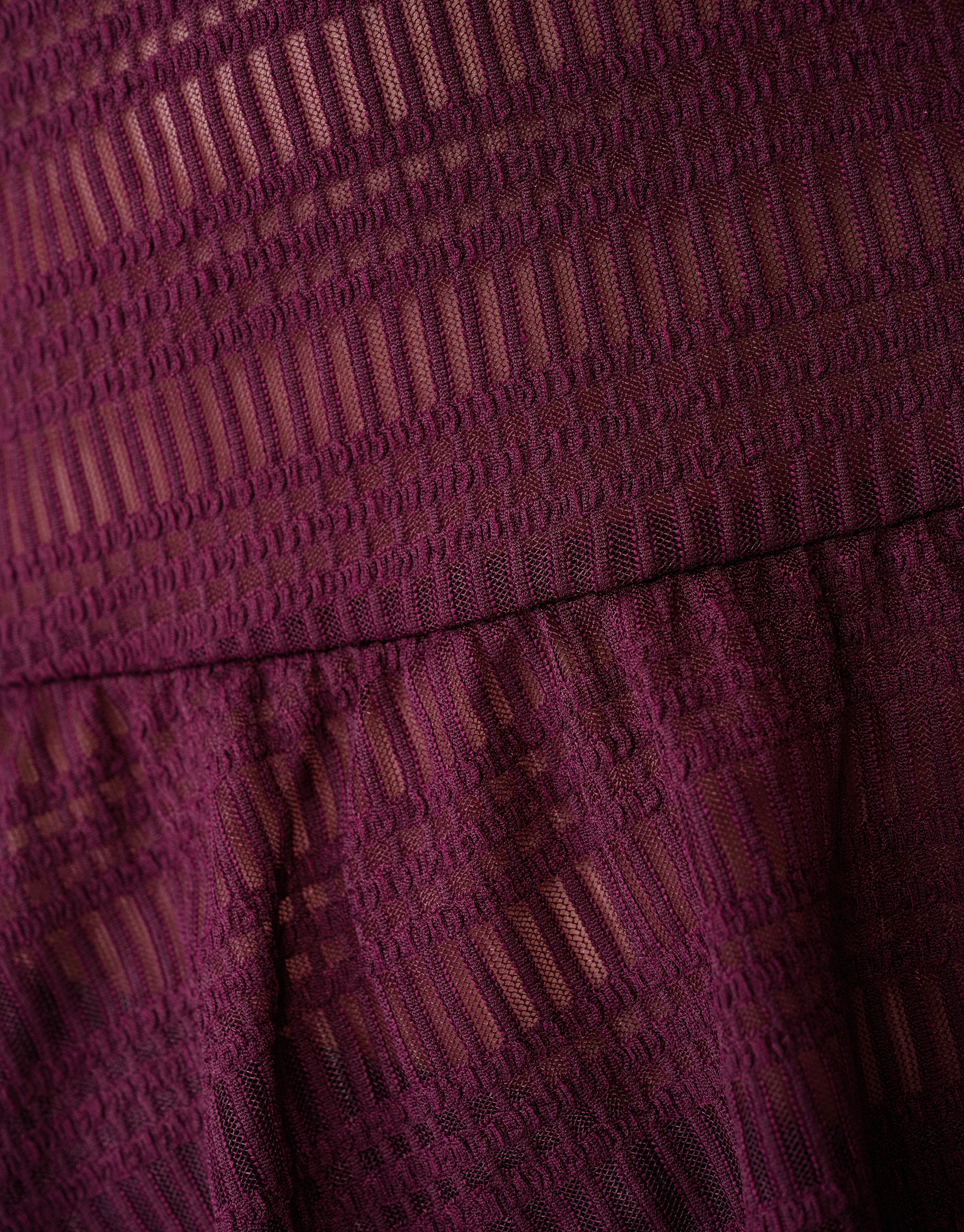 Bluse mit Mesh-Struktur, dunkelrot SHOEBY WOMEN