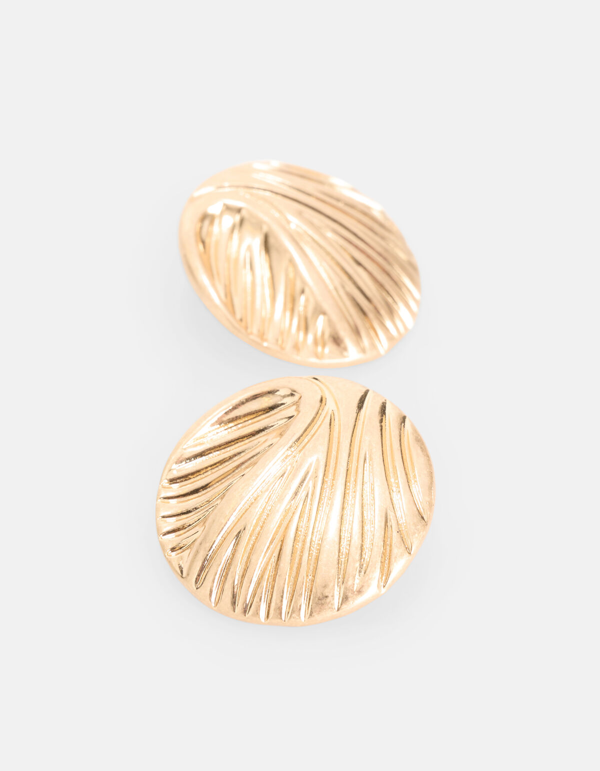 Runde Ohrringe Gold SHOEBY ACCESSOIRES