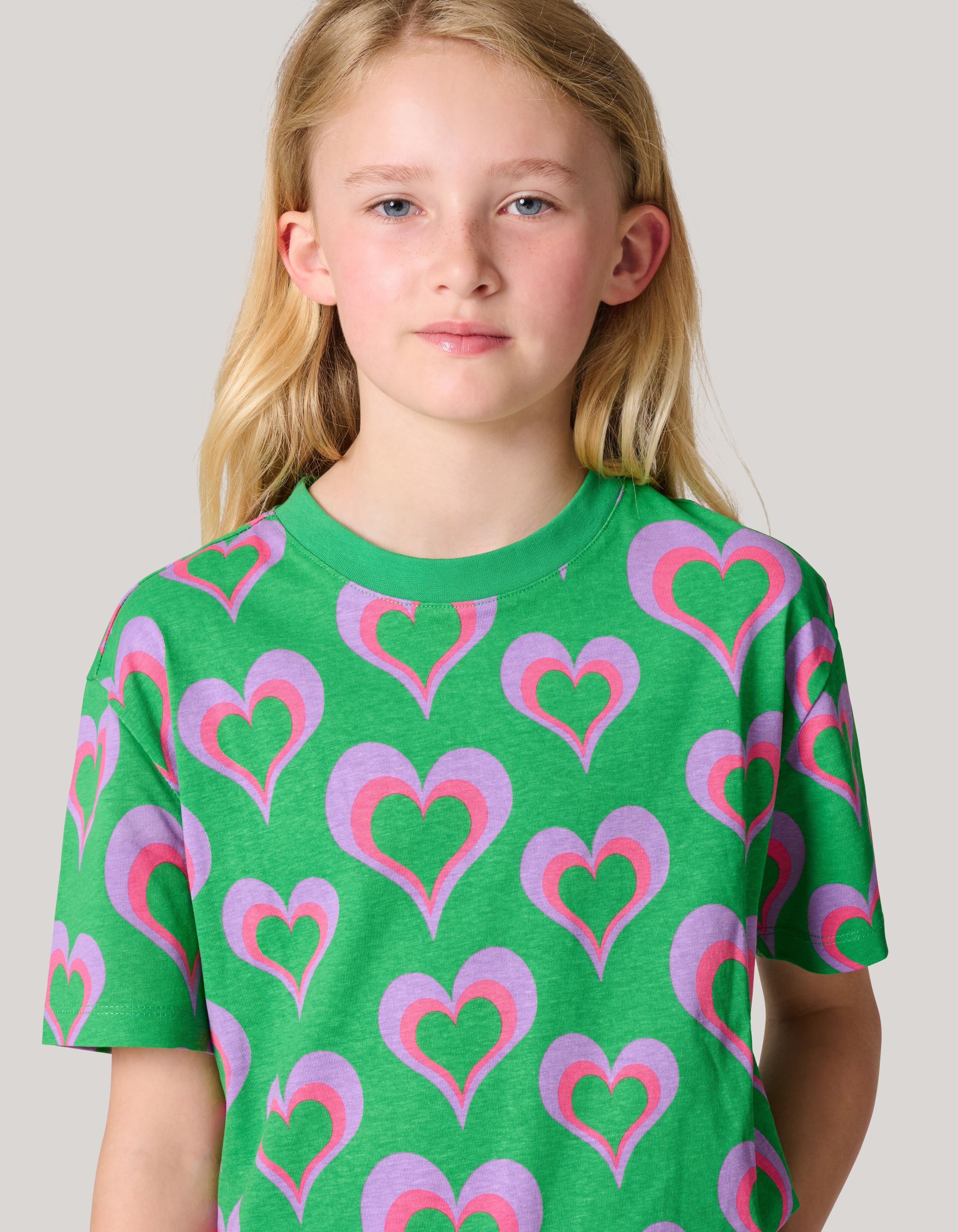 Bedrucktes T-shirt Grün SHOEBY GIRLS