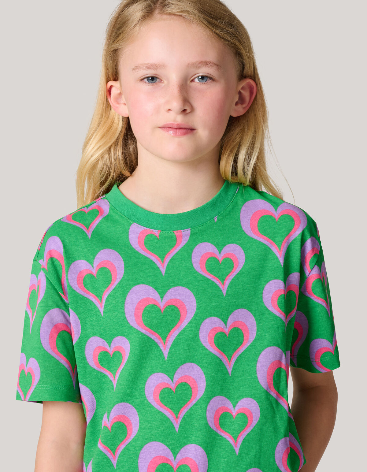 Bedrucktes T-shirt Grün SHOEBY GIRLS