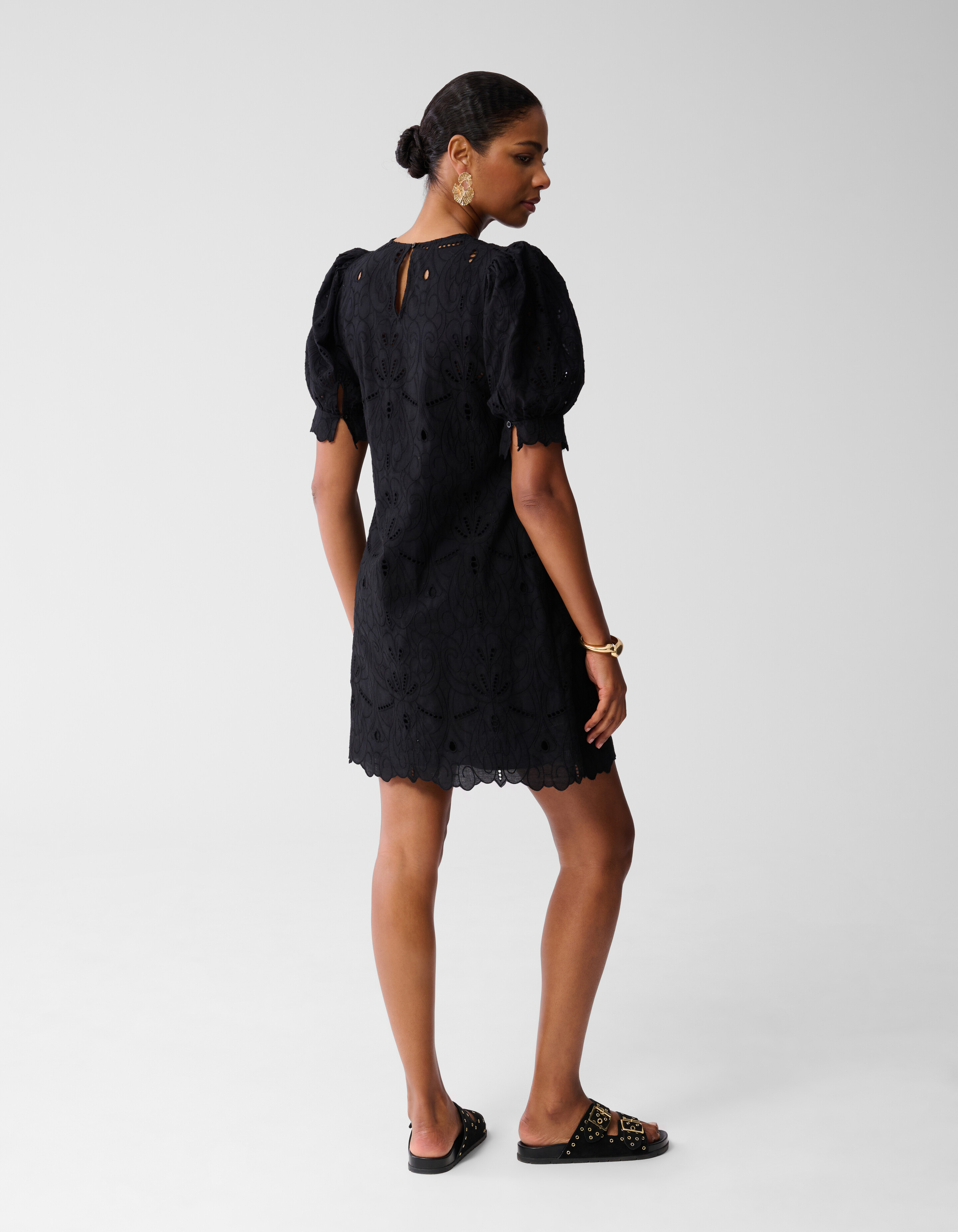 Besticktes Minikleid Schwarz von Fred SHOEBY WOMEN