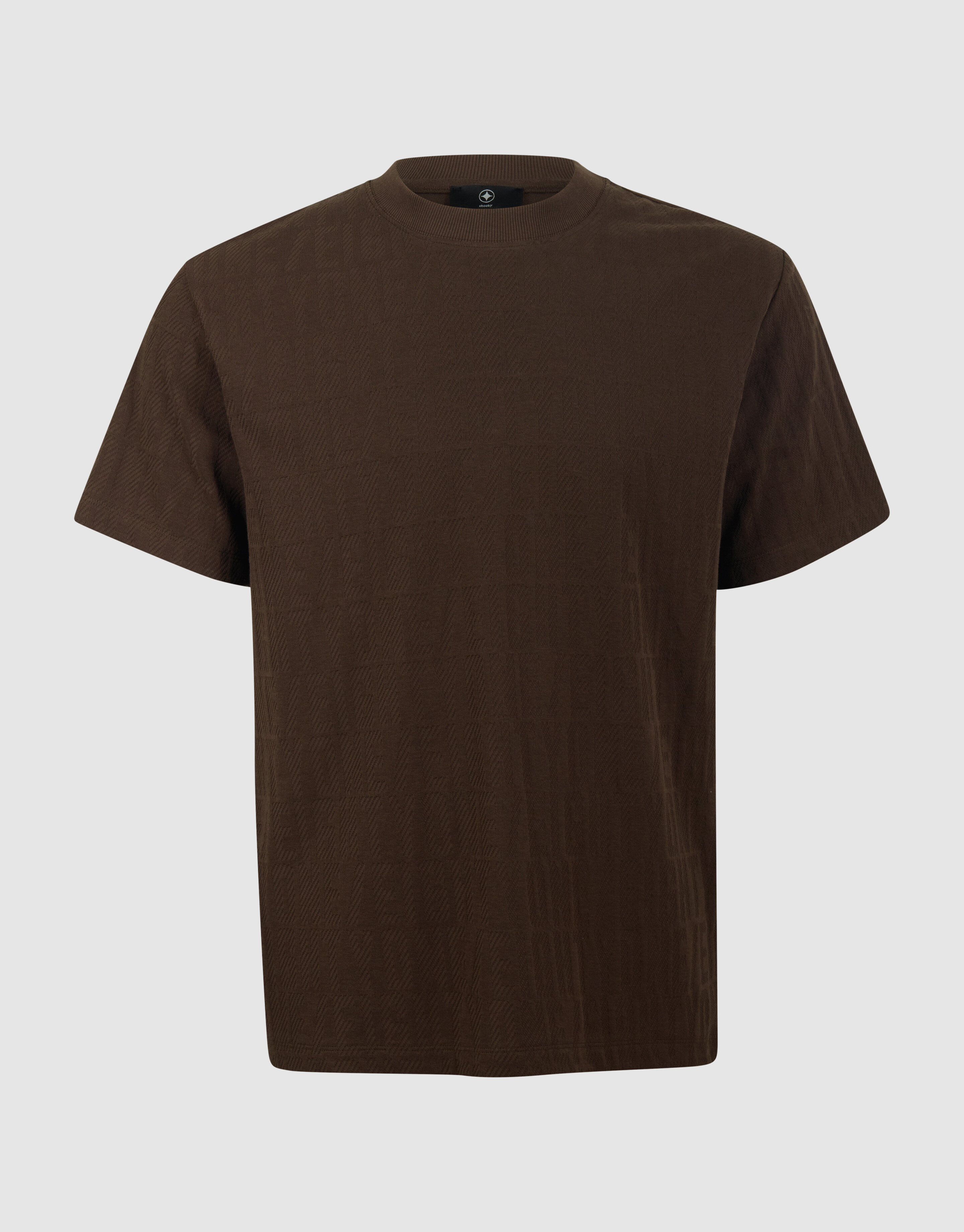 Eighty One Text T-Shirt Dunkelbraun SHOEBY MEN