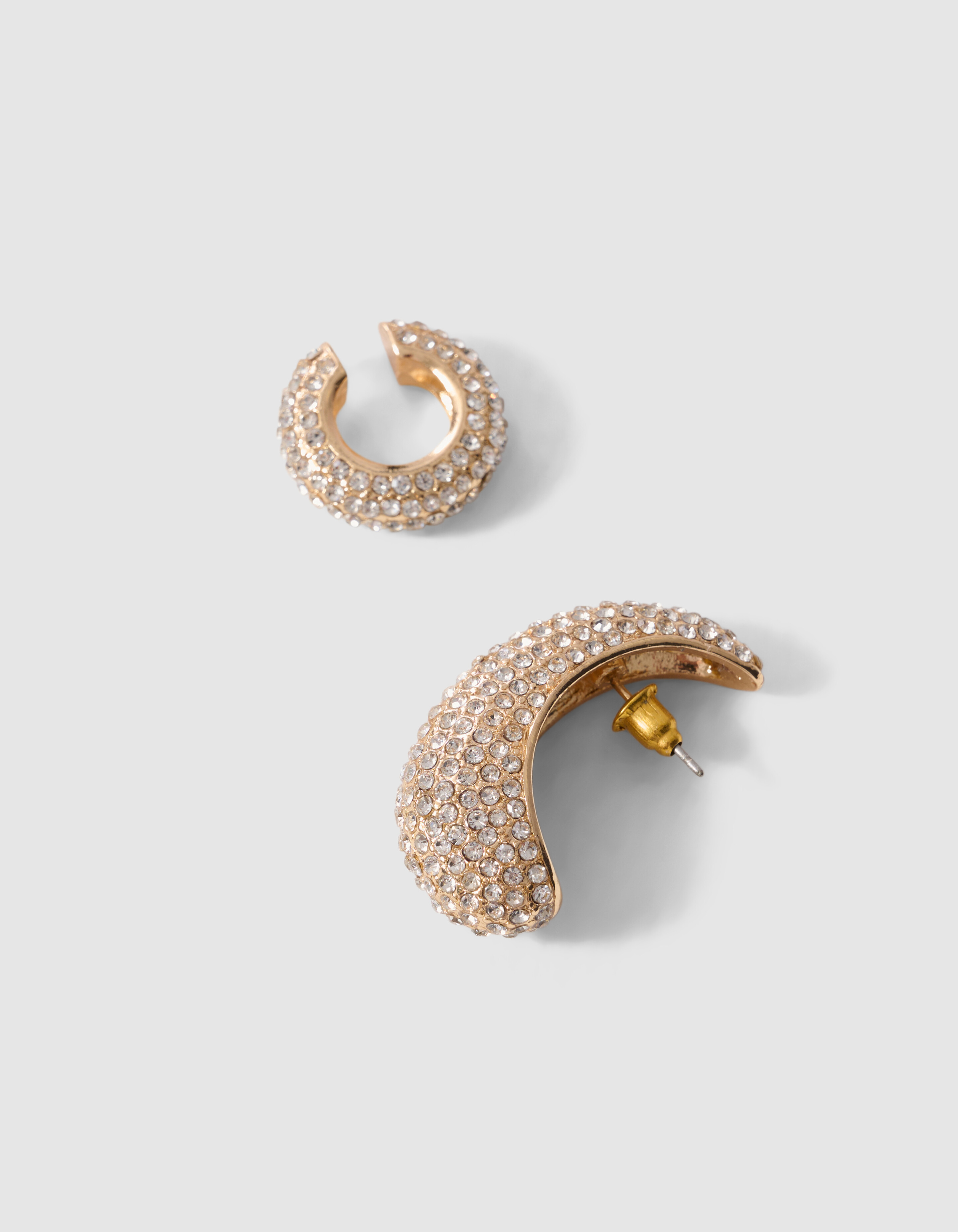 Pointy Strass Ohrring Set Gold SHOEBY ACCESSOIRES