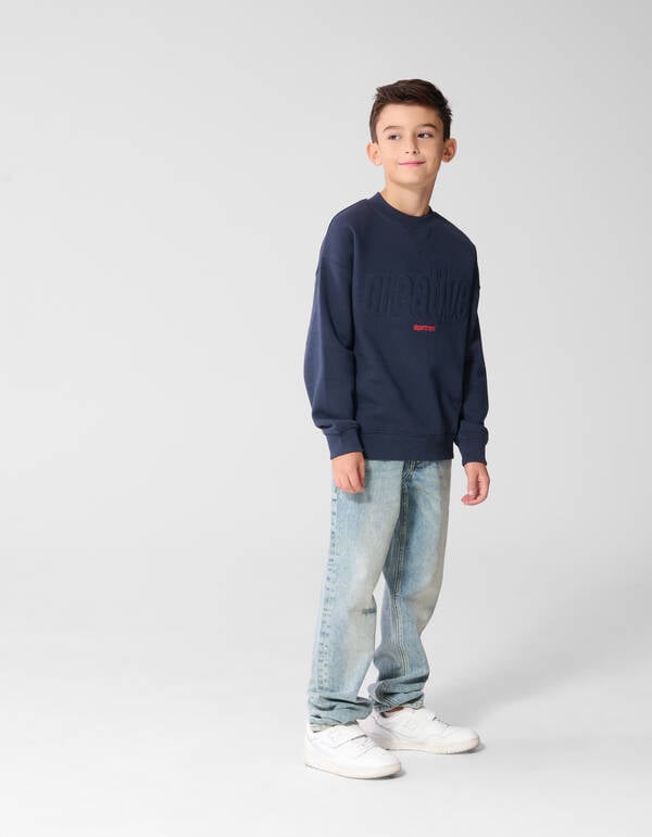 Tapered Fit Jeans Gebleicht SHOEBY BOYS