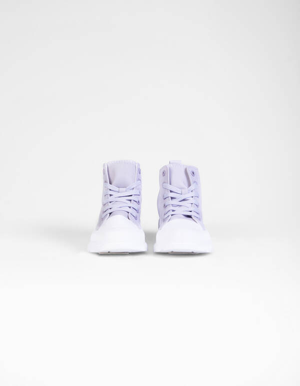 Canvas Stiefel Hellviolett SCHOENEN SHOEBY