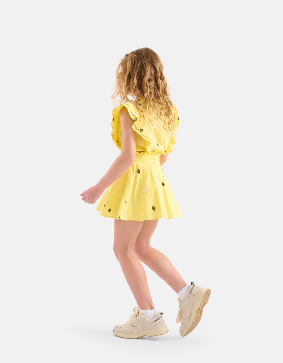 Stickerei-Rock Gelb SHOEBY GIRLS