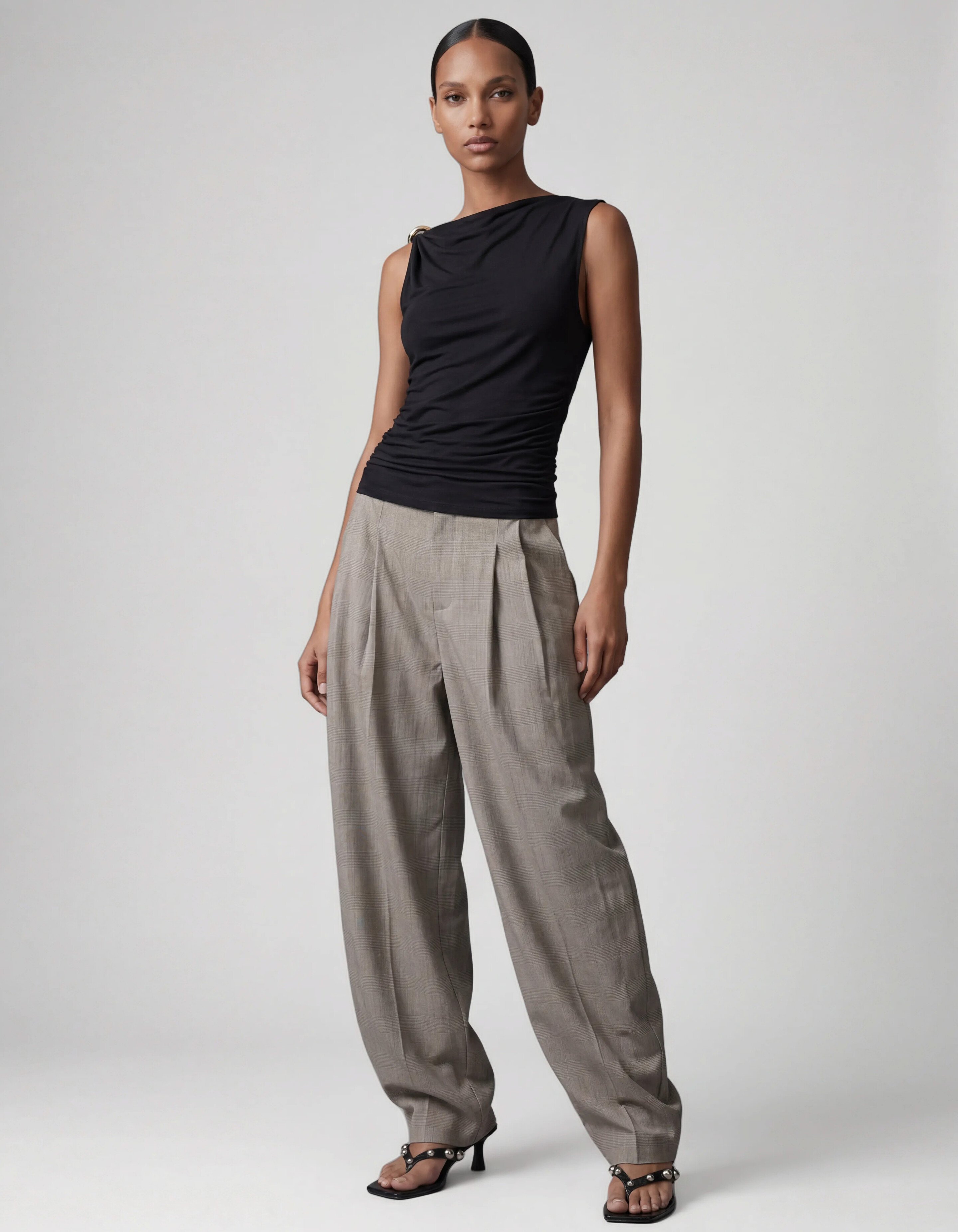 &Auml;rmelloses Hardware-Top Schwarz SHOEBY WOMEN