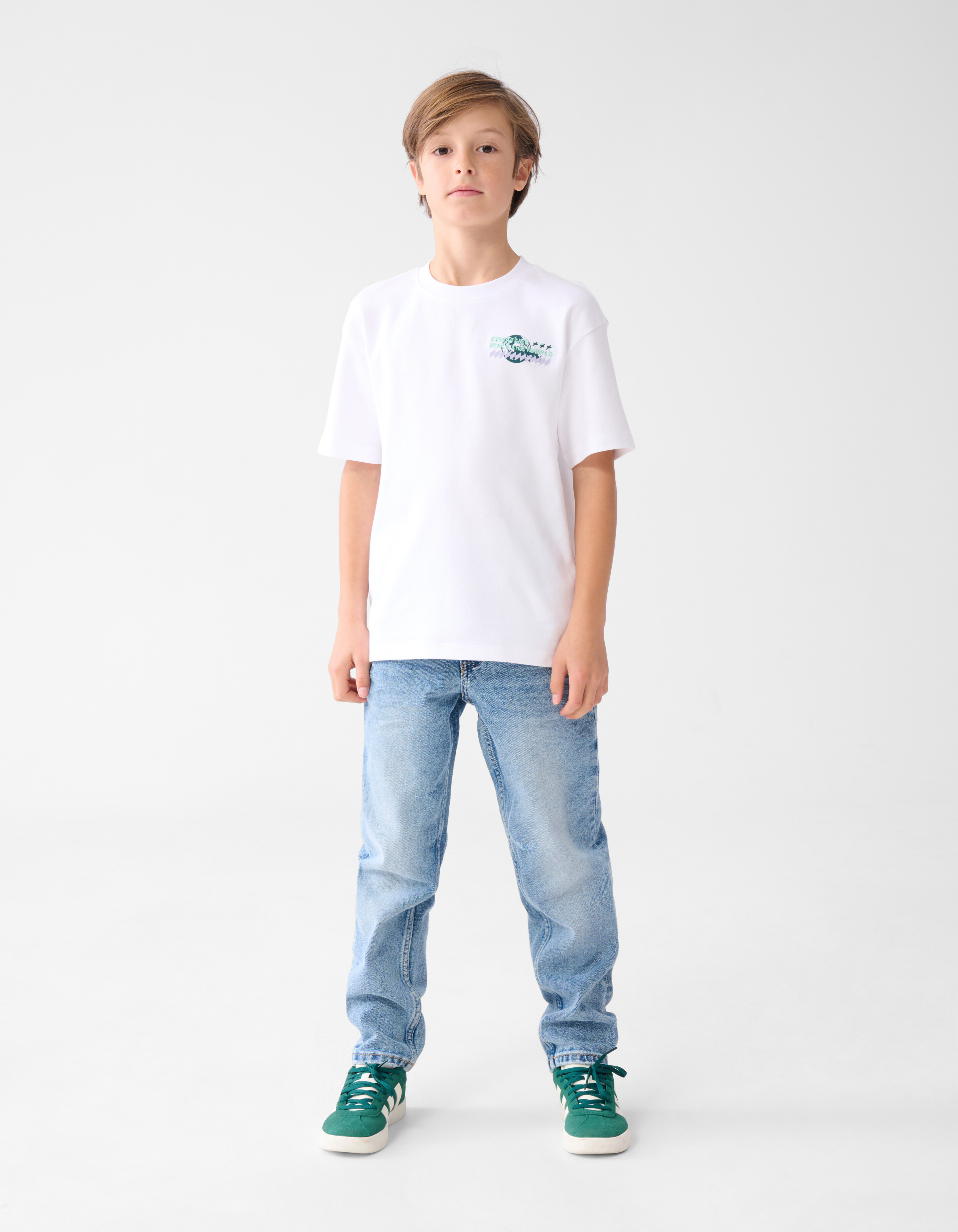 Artwork T-shirt Weiß SHOEBY BOYS