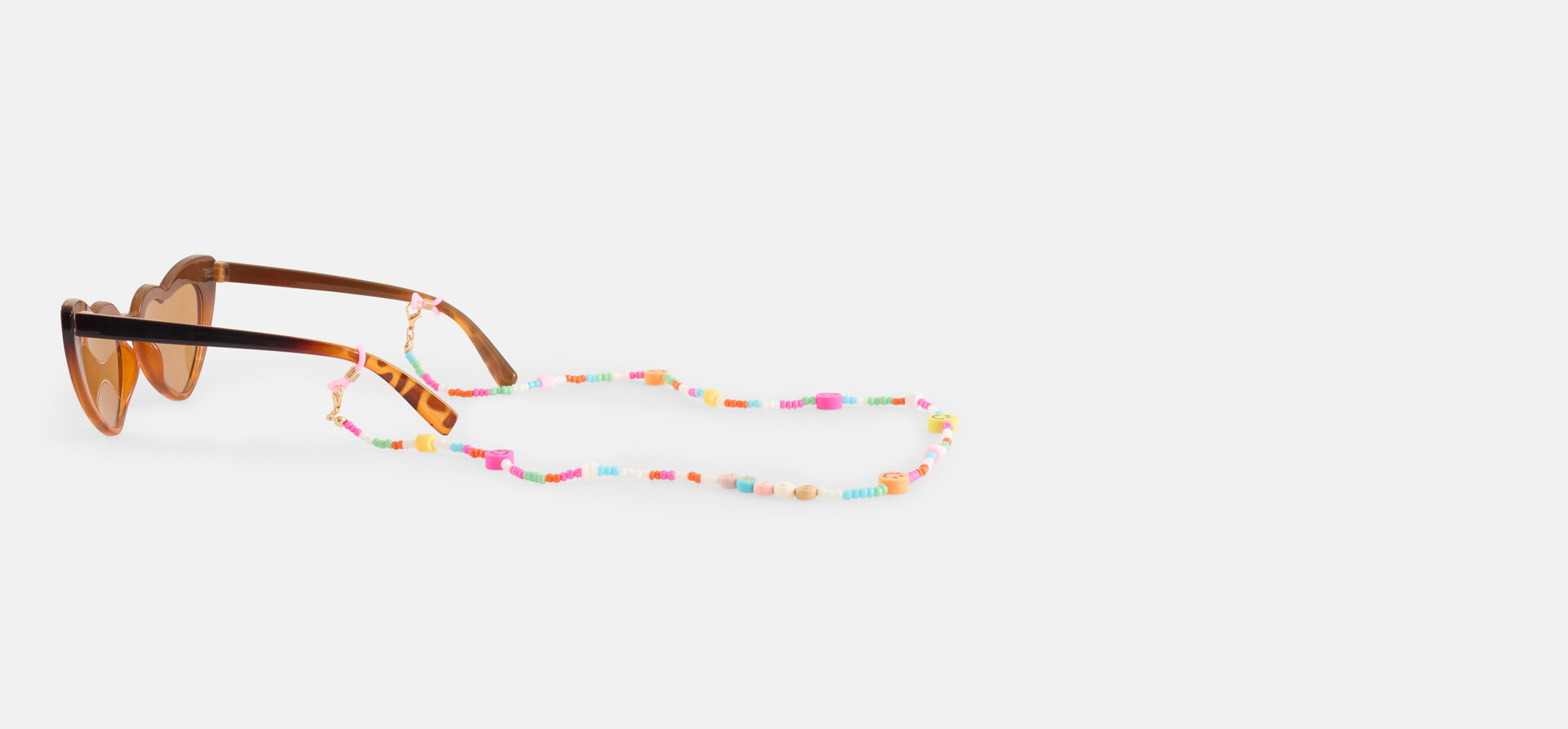 Bunte Smiley-Sonnenbrille Cord SHOEBY ACCESSOIRES