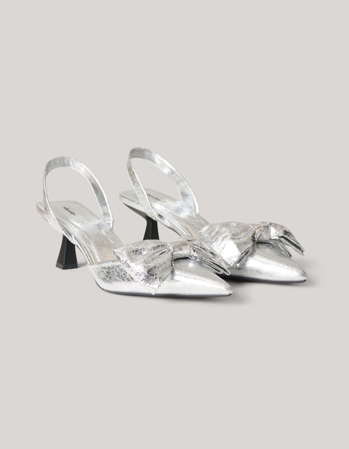 Schleife Fersen Silber SHOEBY SHOES