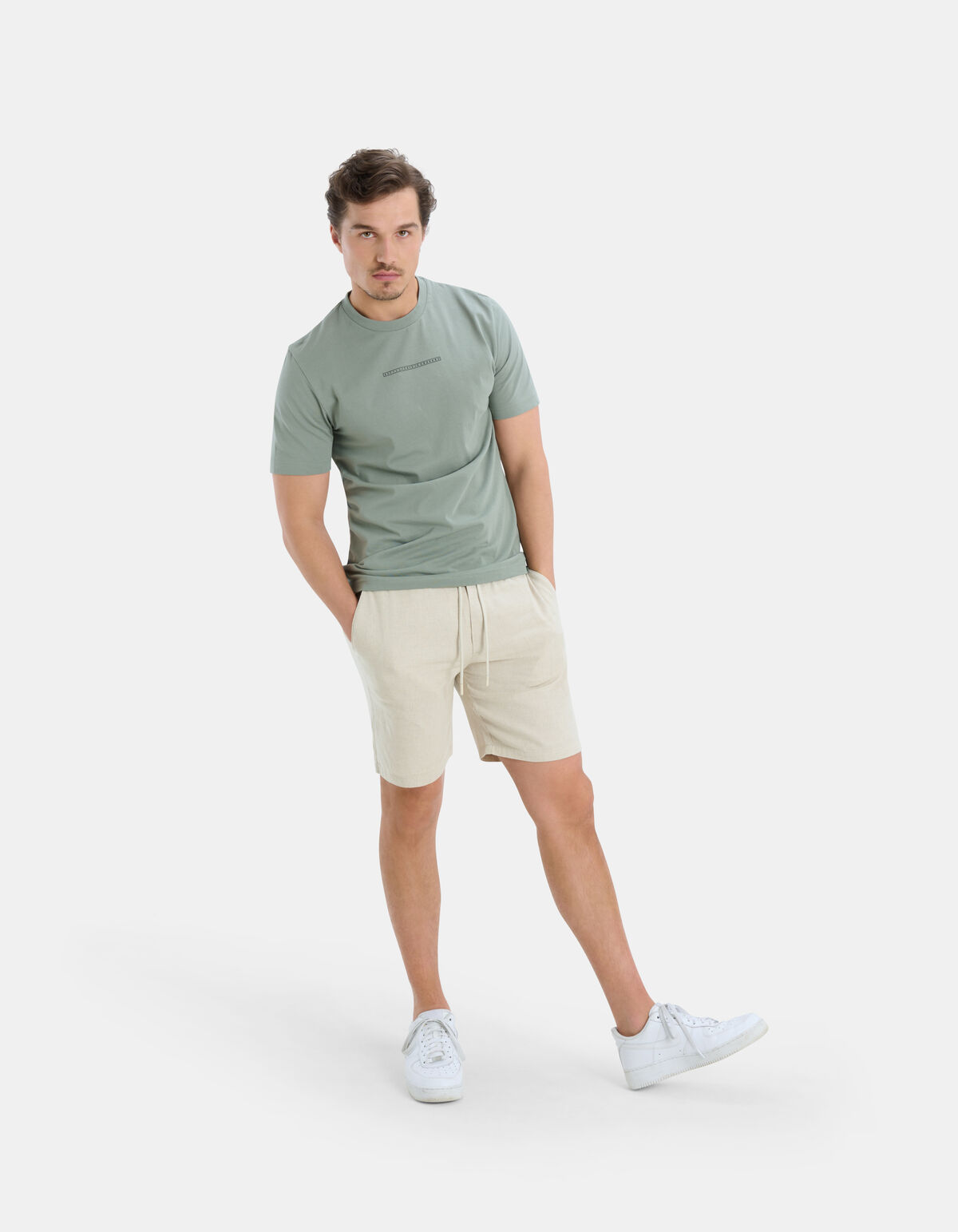 Leinen Jogger Shorts REFILL