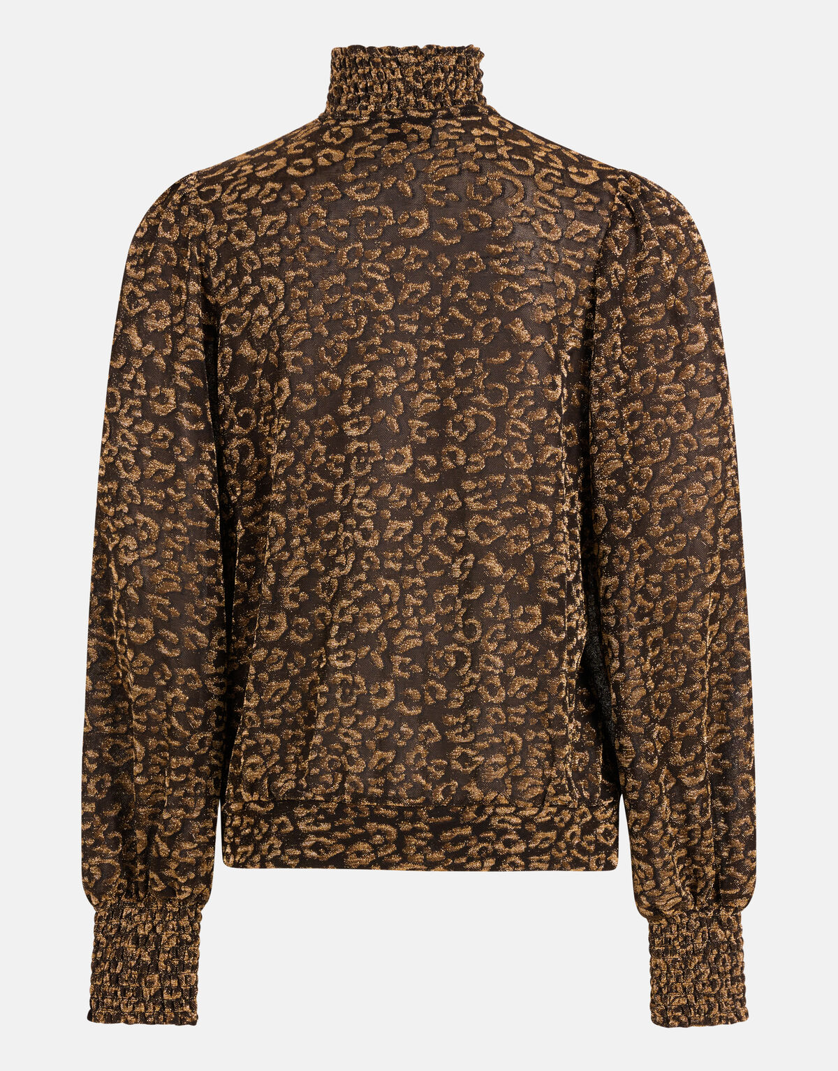 Lurex-Langarmtop Gold SHOEBY WOMEN