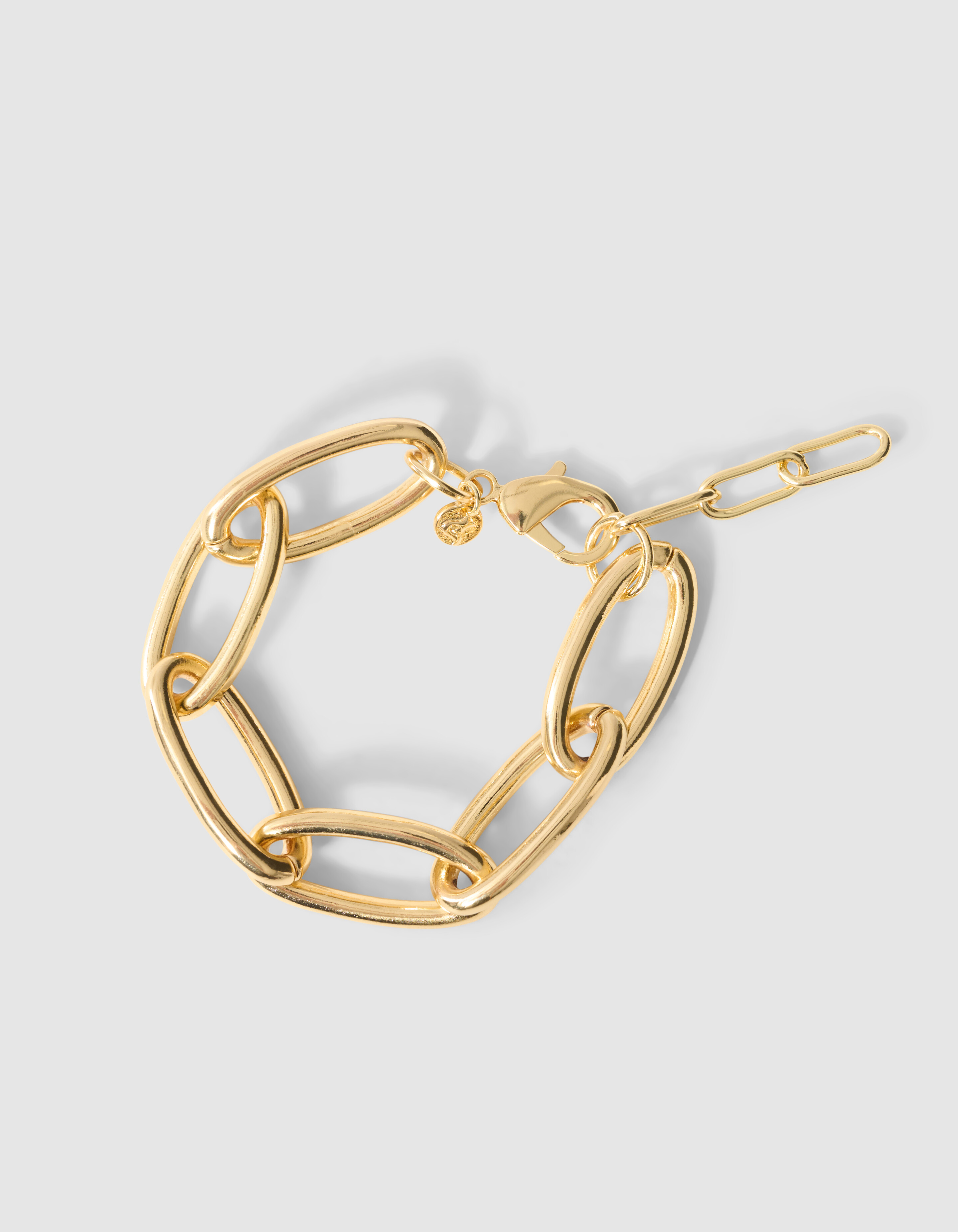 Oval-Armband mit Kette Gold SHOEBY ACCESSOIRES
