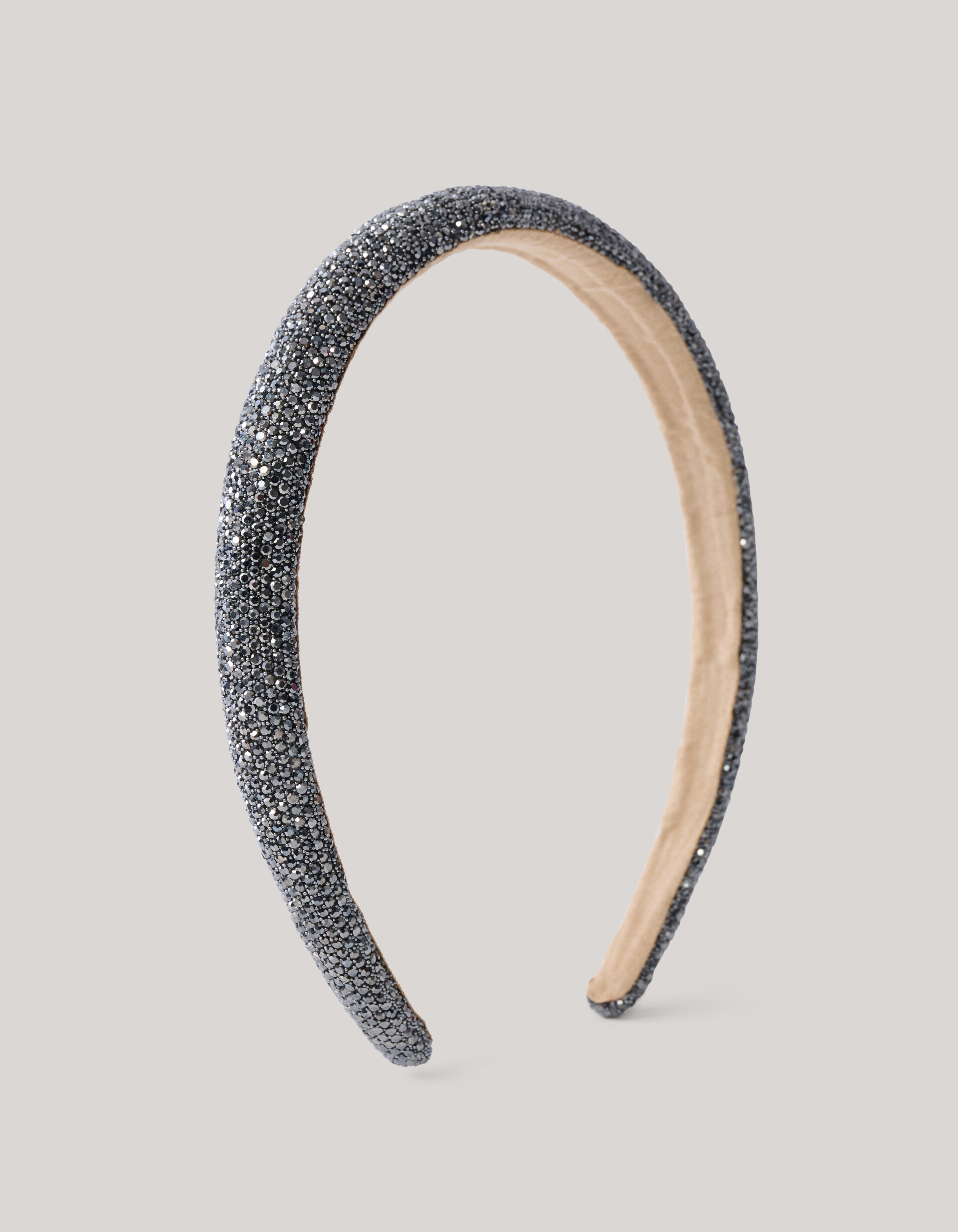 Strass Haarband Dunkelgrau SHOEBY ACCESSOIRES