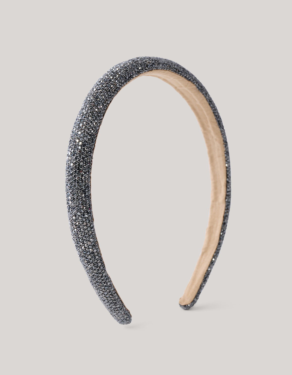 Strass Haarband Dunkelgrau SHOEBY ACCESSOIRES