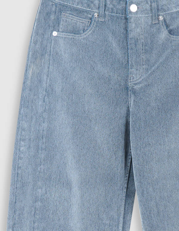 Velvet Barrel Fit Jeans Dunkelgrau SHOEBY WOMEN