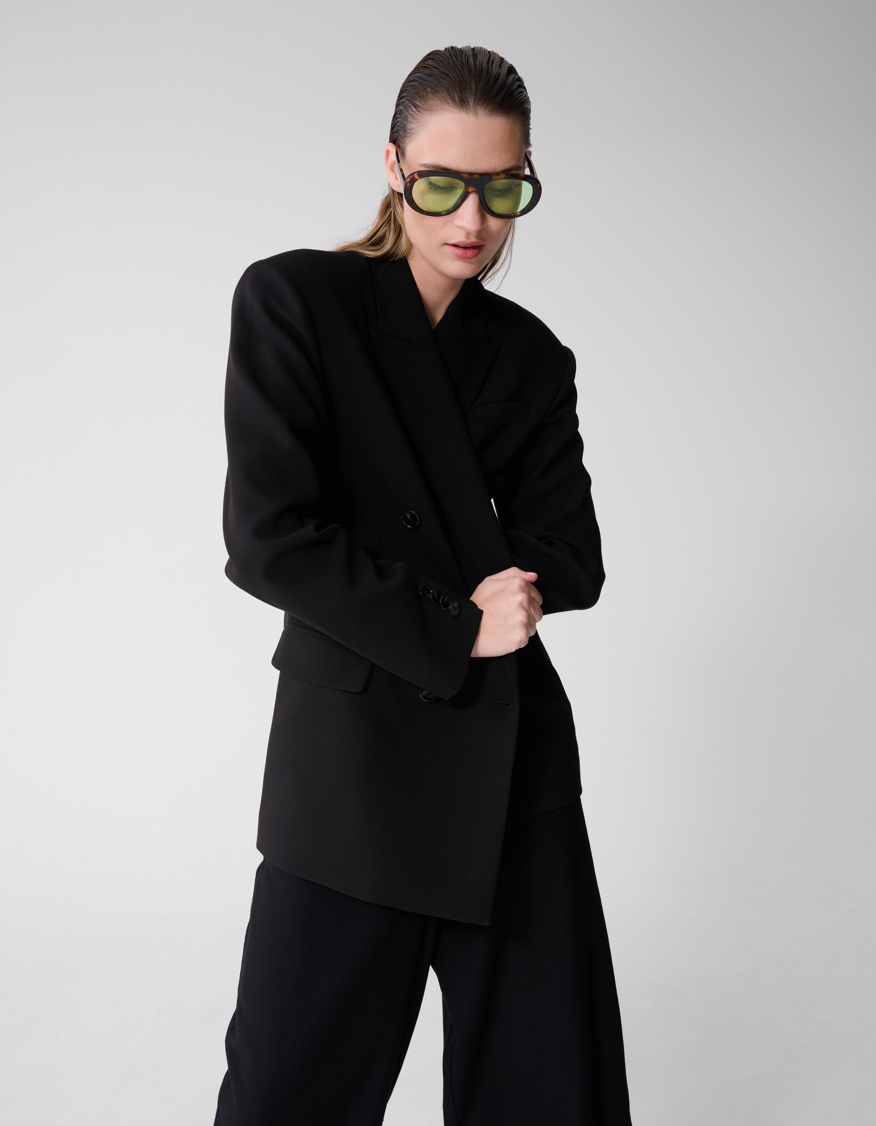 Big Shoulder Blazer Schwarz von Lonneke SHOEBY WOMEN