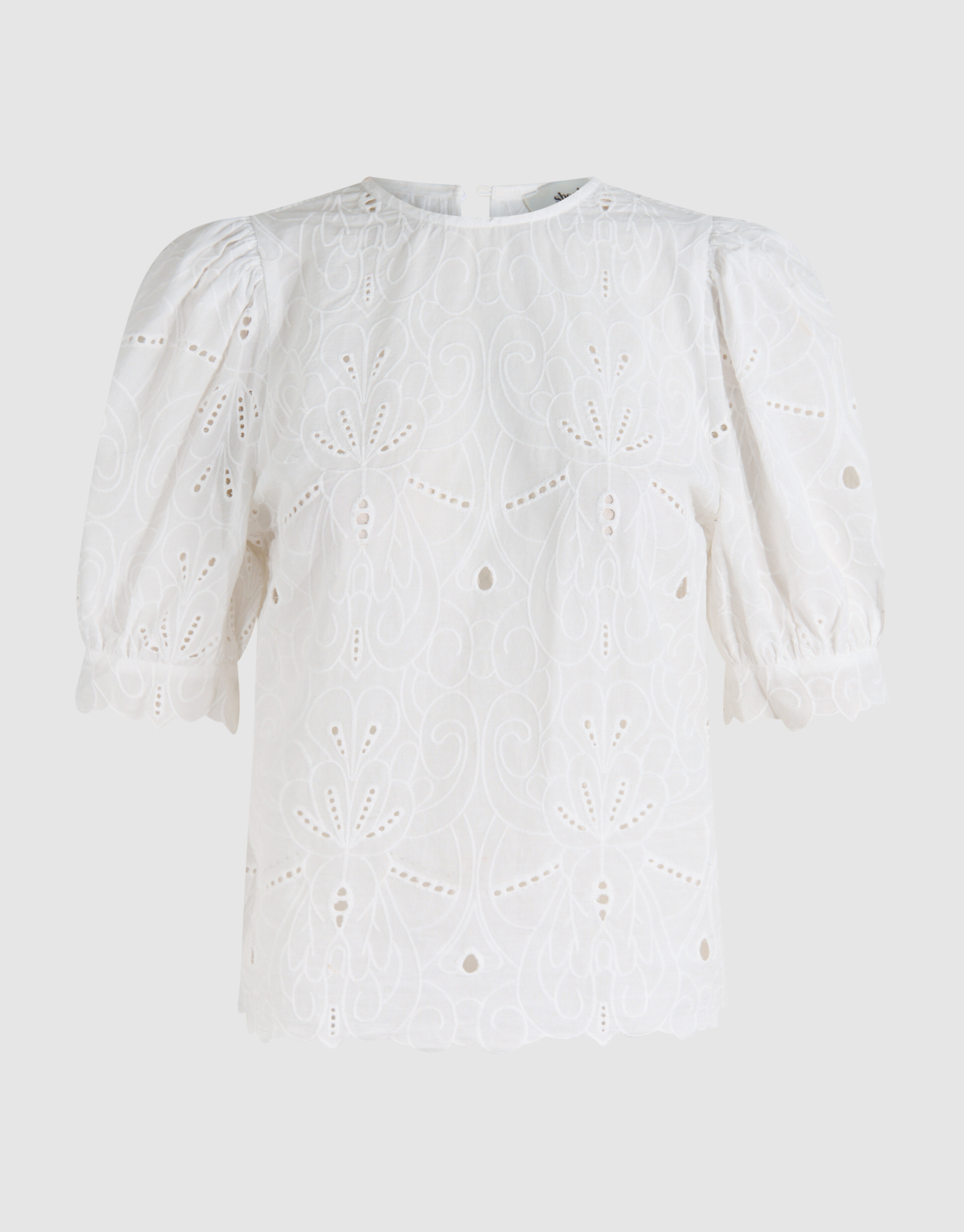Besticktes Top Off White By Fred SHOEBY WOMEN