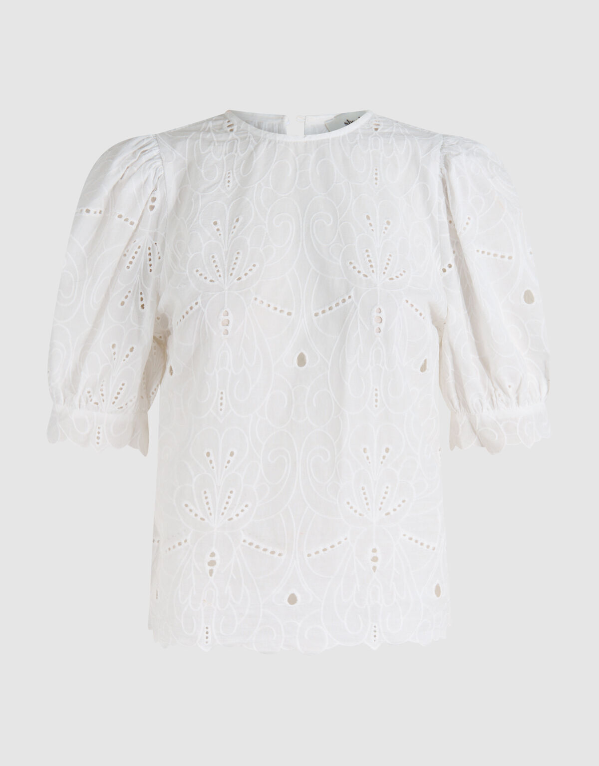 Besticktes Top Off White By Fred SHOEBY WOMEN