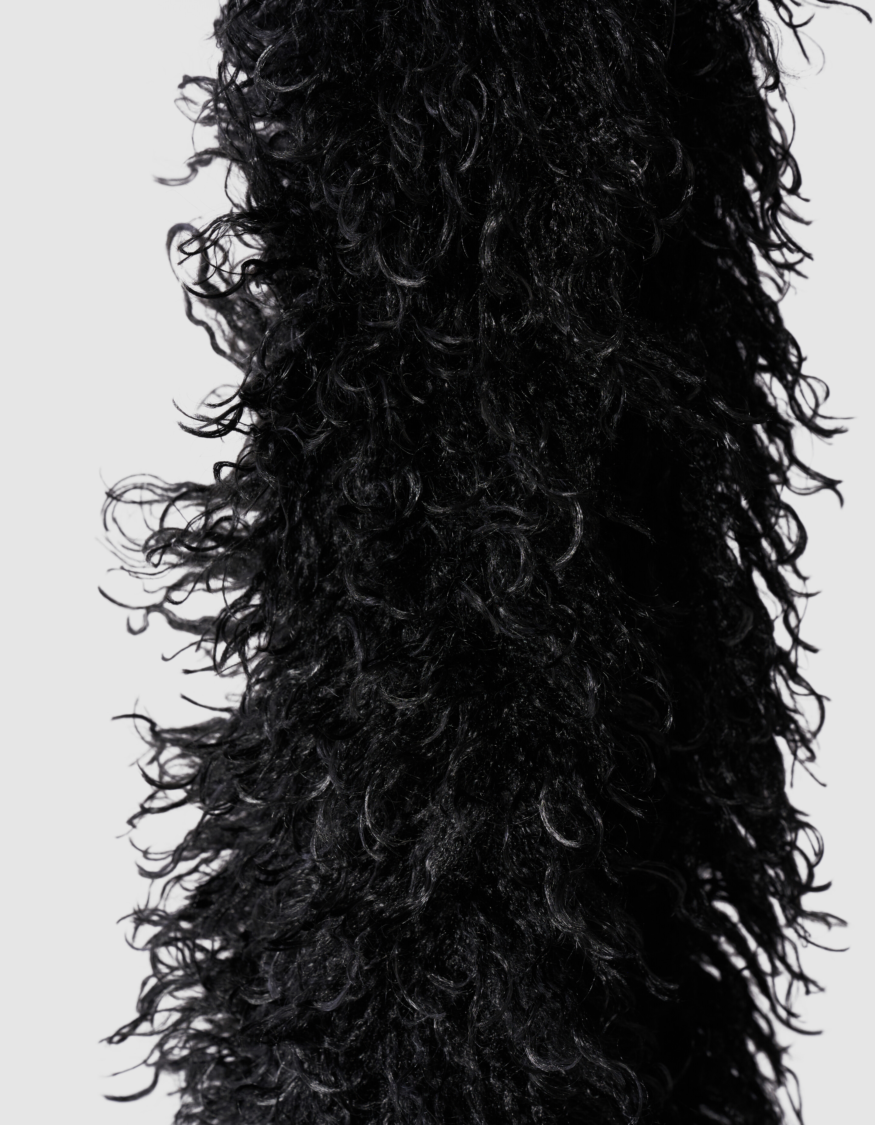 Hairy Faux Fur Schal Schwarz SHOEBY ACCESSOIRES