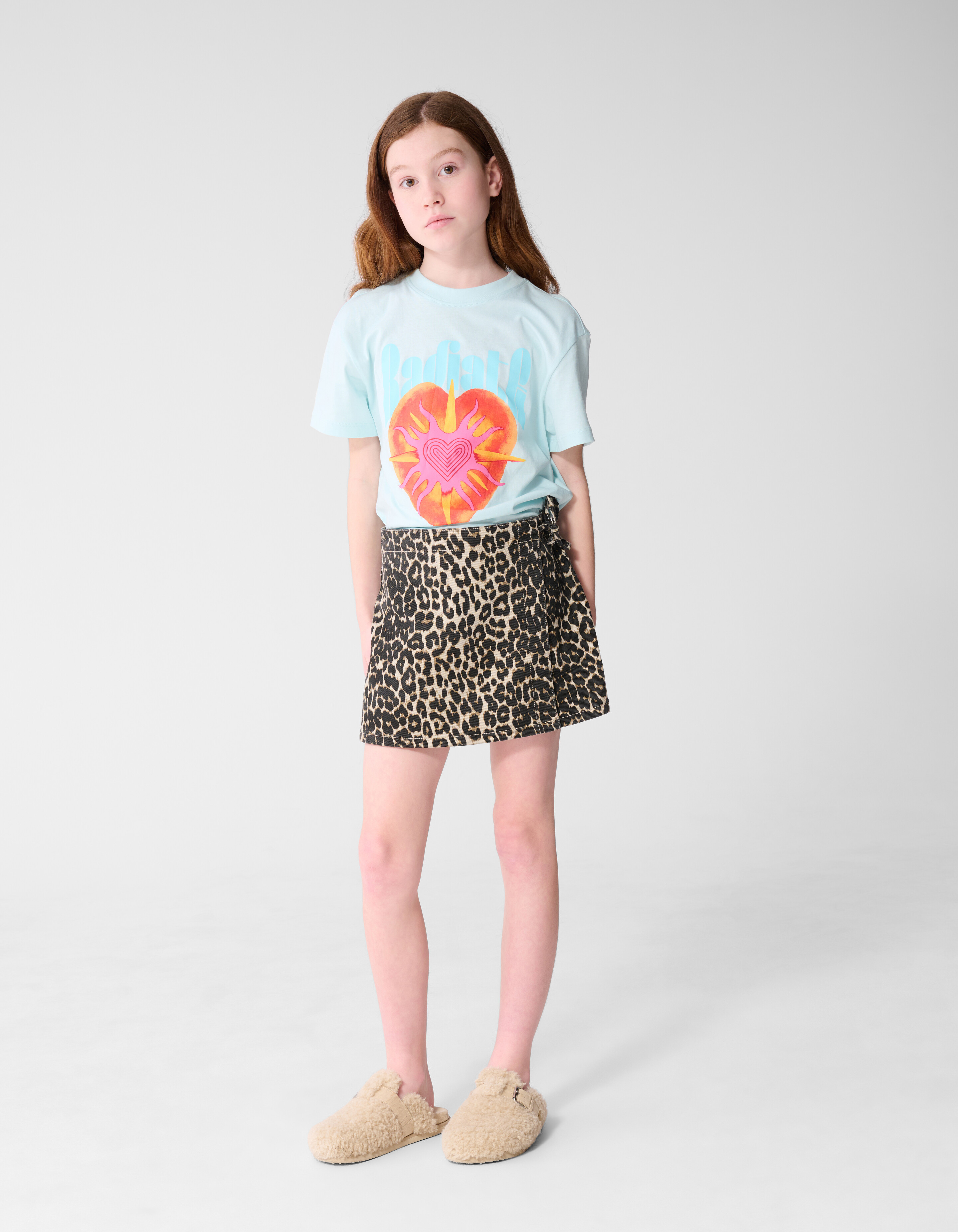 Radiate Artwork T-Shirt Hellblau SHOEBY GIRLS