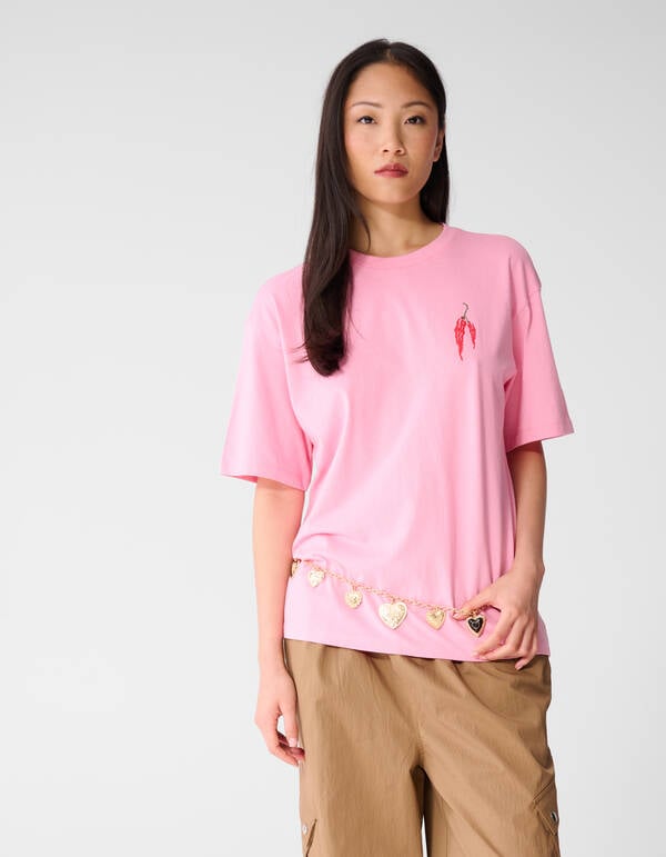 Multi Heart G&uuml;rtel Gold SHOEBY ACCESSOIRES