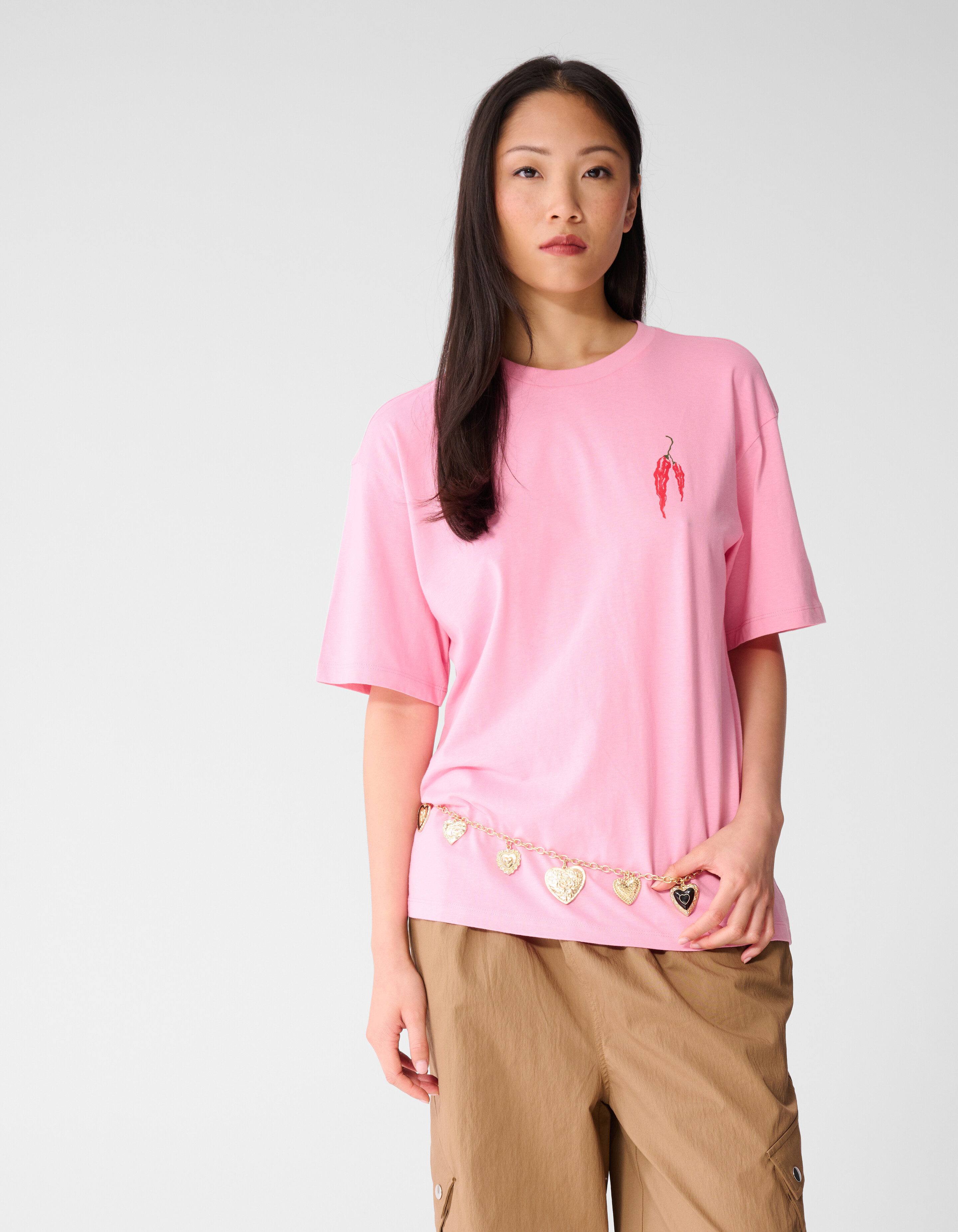 Multi Heart G&uuml;rtel Gold SHOEBY ACCESSOIRES