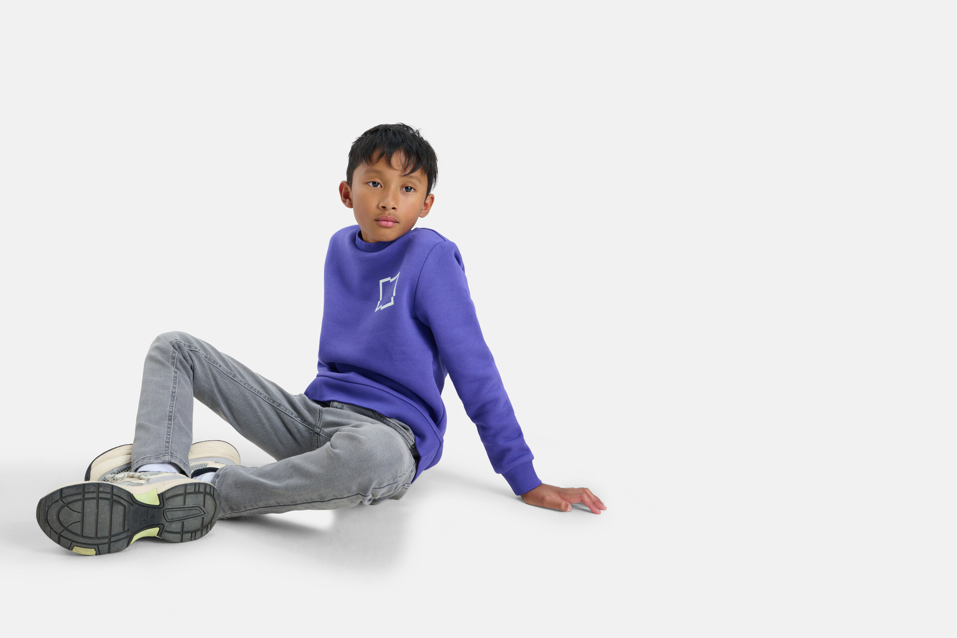 Bedruckter Pullover Lila SHOEBY BOYS