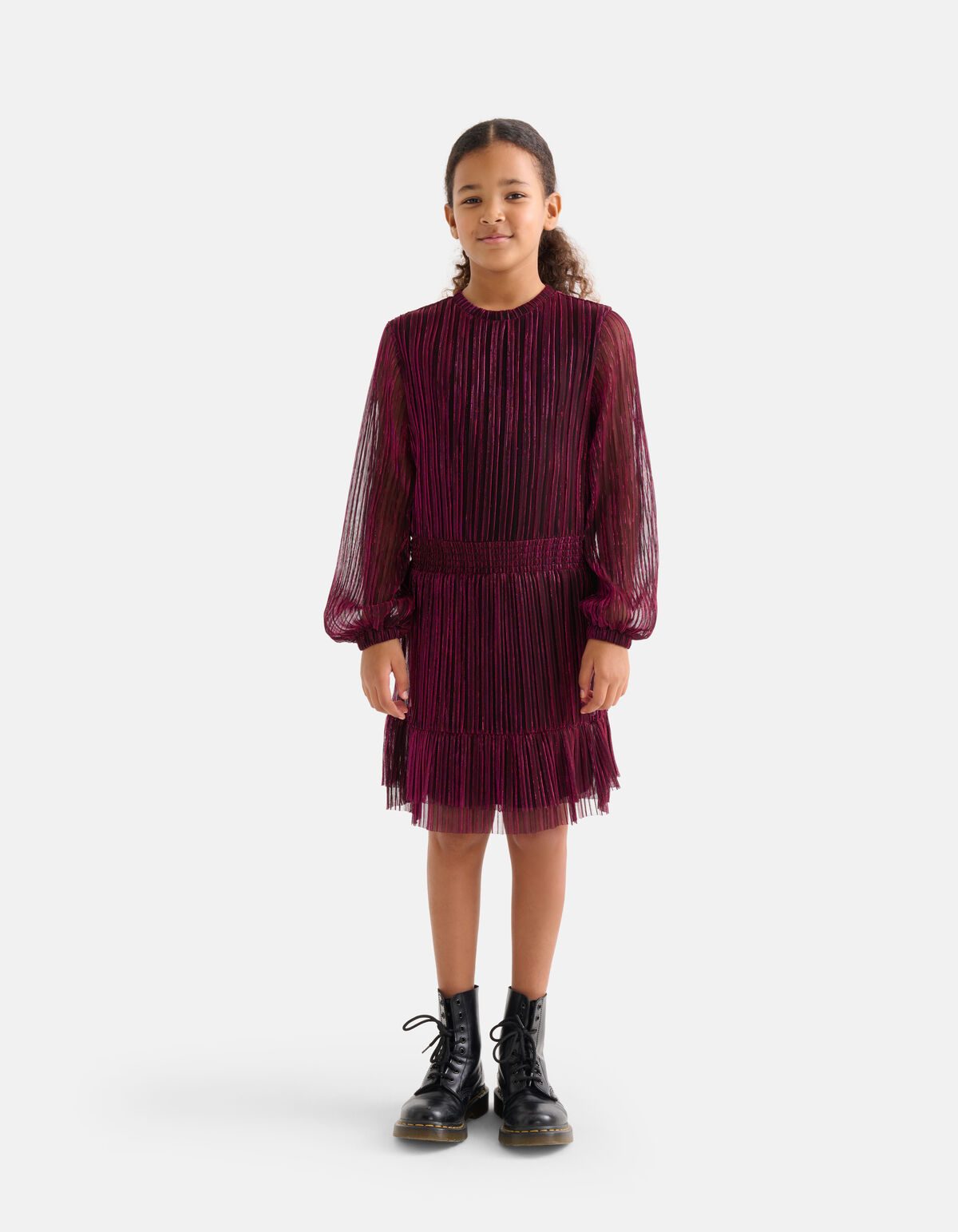 Crinkle Kleid Rosa SHOEBY GIRLS