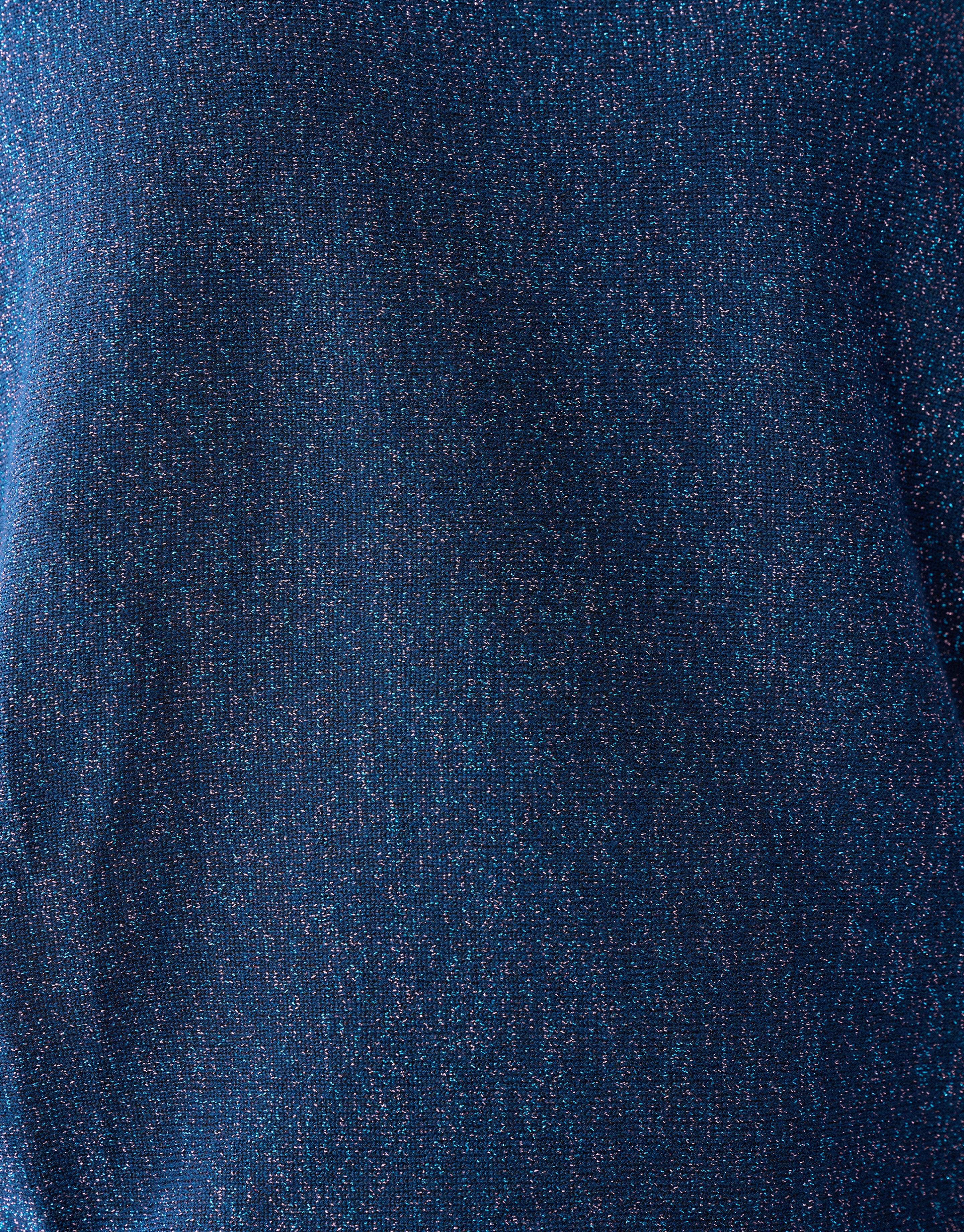 Glitzer Fledermausärmel Pullover Blau SHOEBY WOMEN