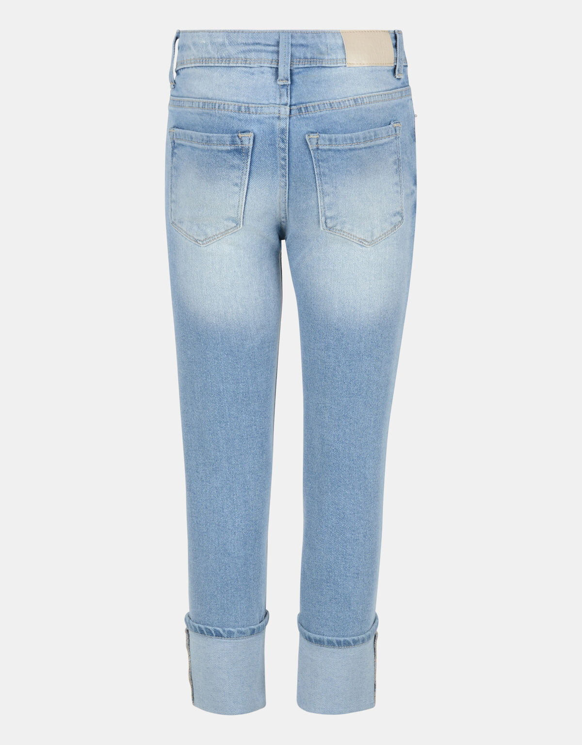 Jeans mit umgeschlagenen Beinen Blau JILL&MITCH
