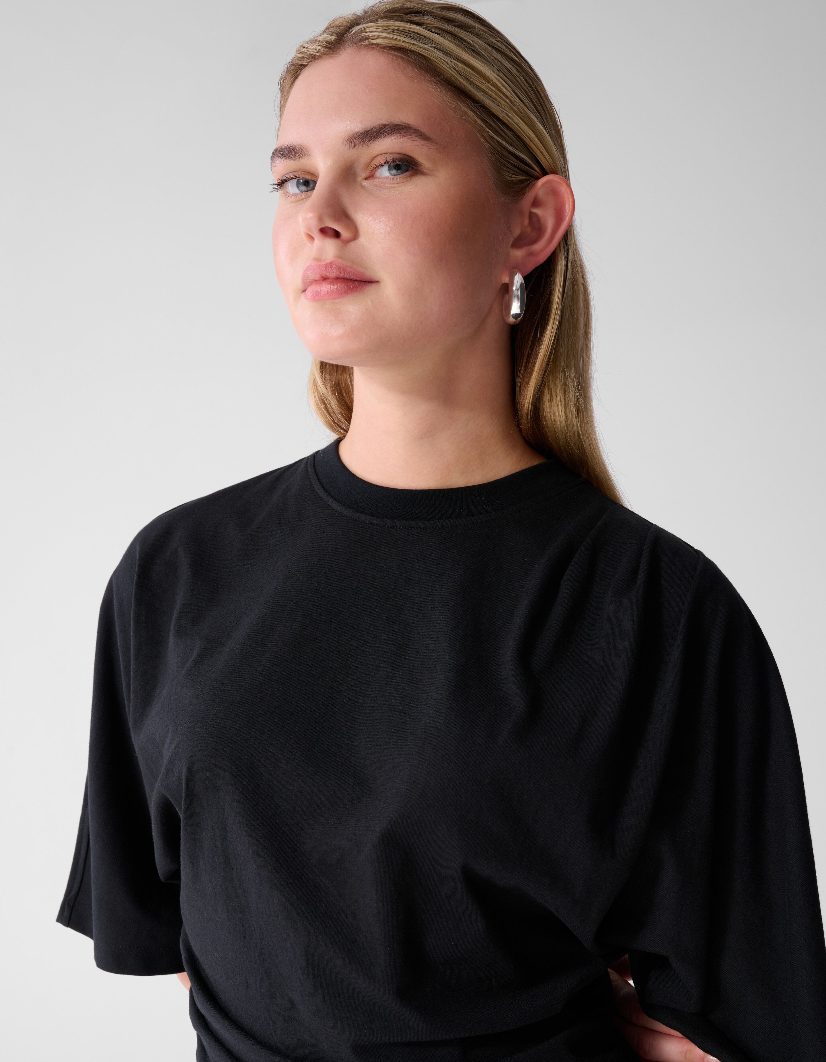 Drapiertes Top Schwarz SHOEBY WOMEN