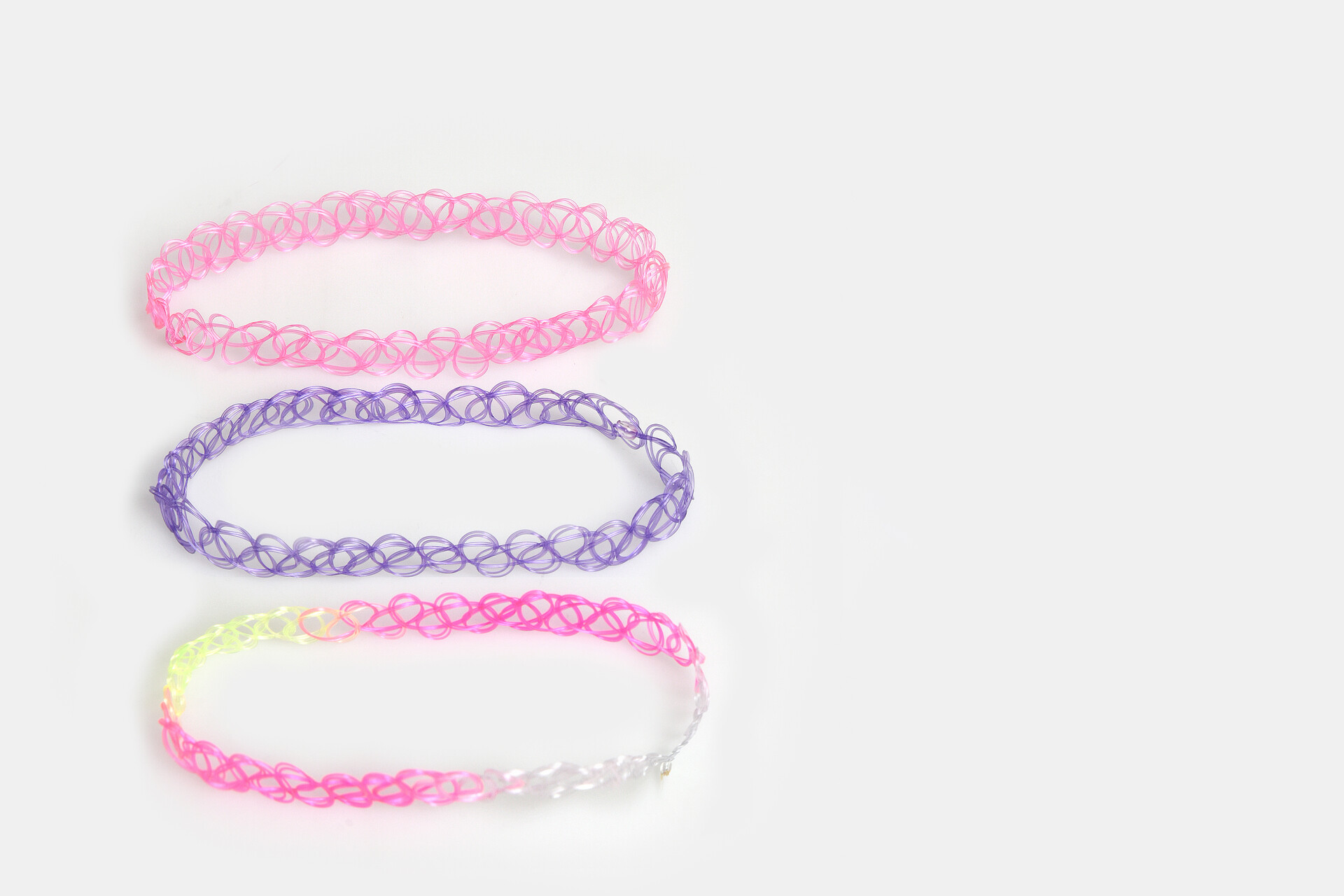 Regenbogen Choker Set SHOEBY ACCESSOIRES