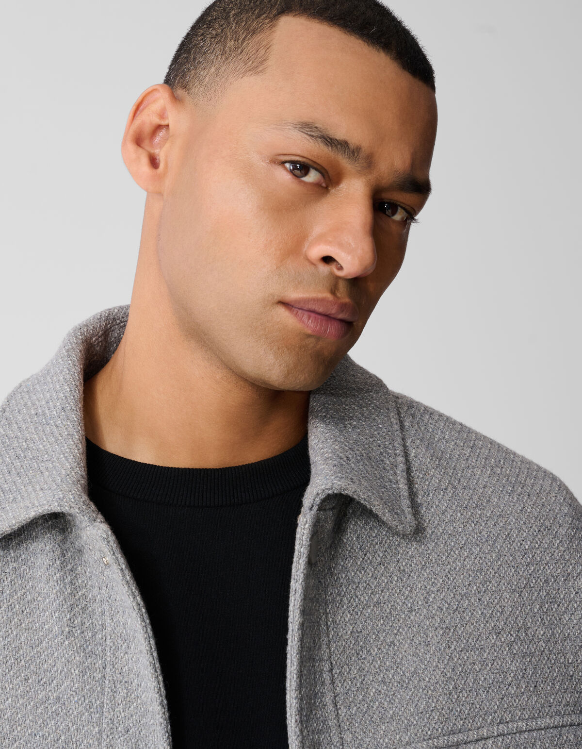 Wollmix-Jacke Grau SHOEBY MEN