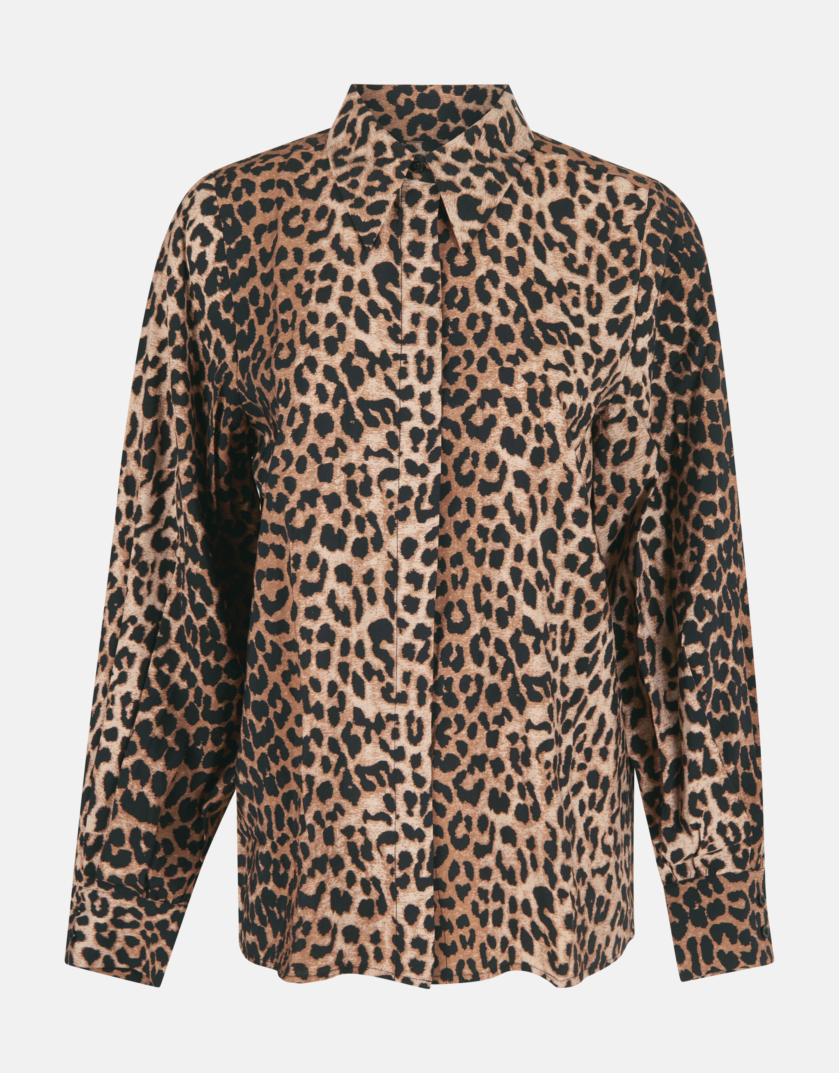 Bedruckte Leopardenbluse Braun SHOEBY WOMEN