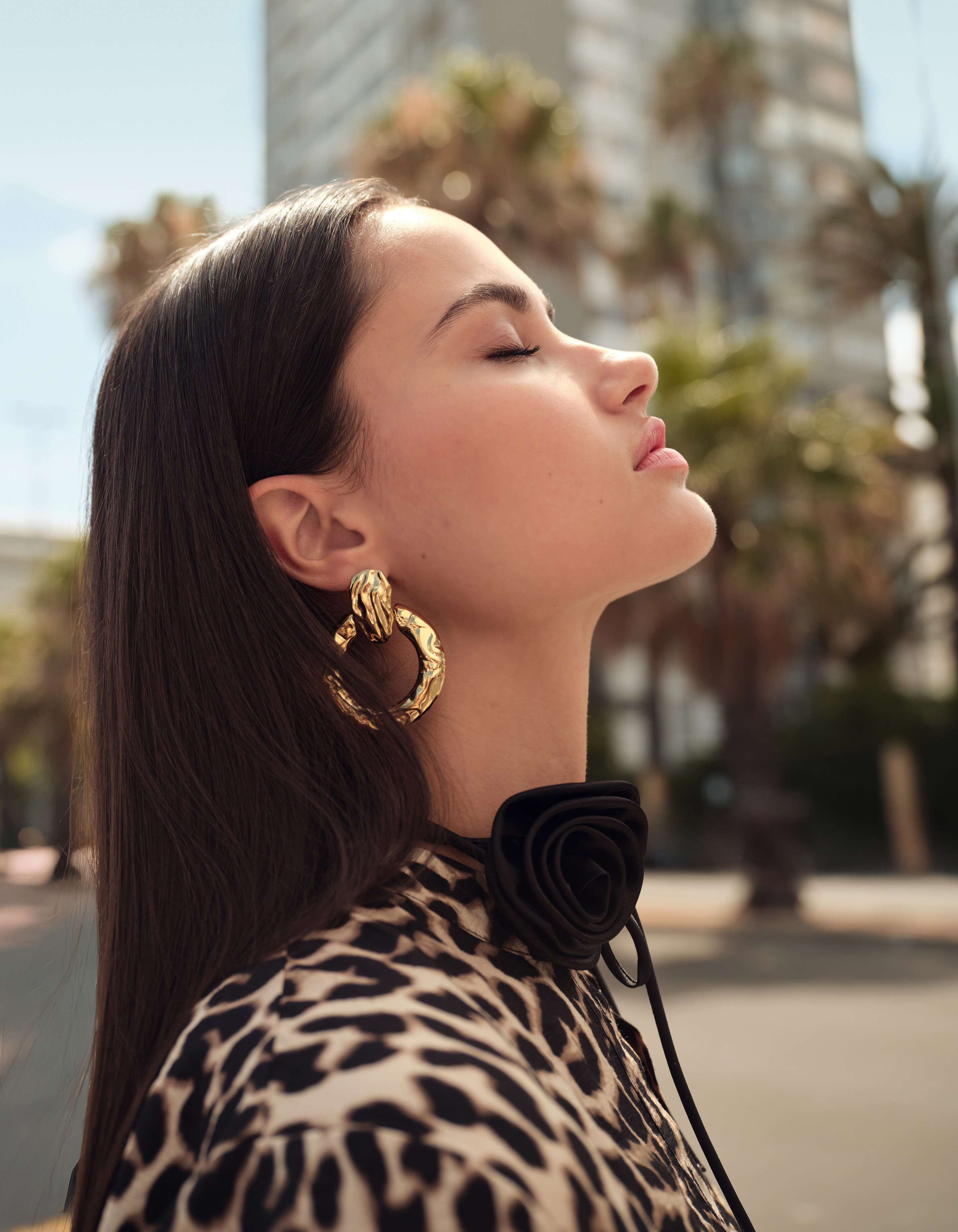 Statement-Ohrringe Gold SHOEBY ACCESSOIRES
