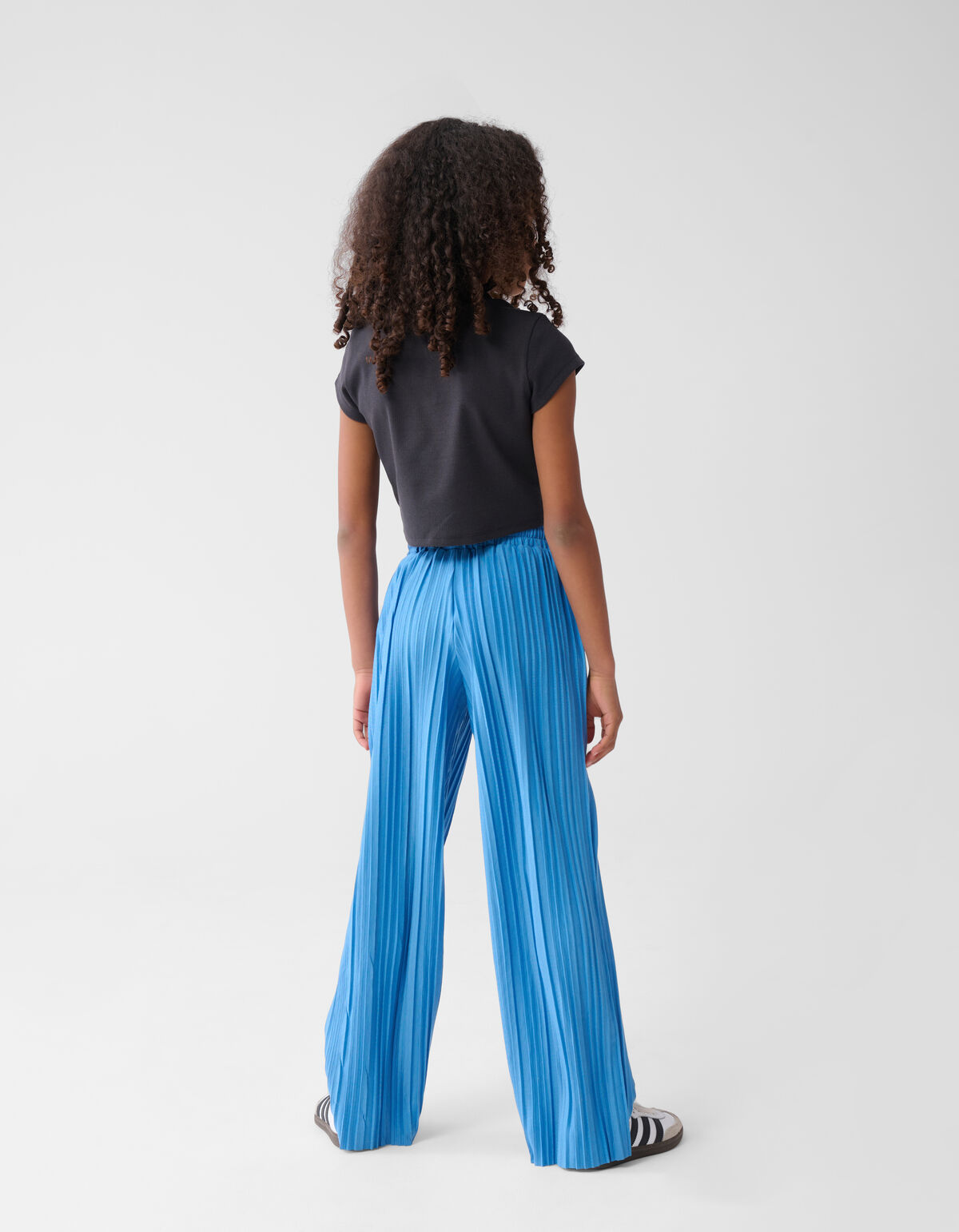 Rippen-Kropf-Oberteil Dunkelgrau SHOEBY GIRLS