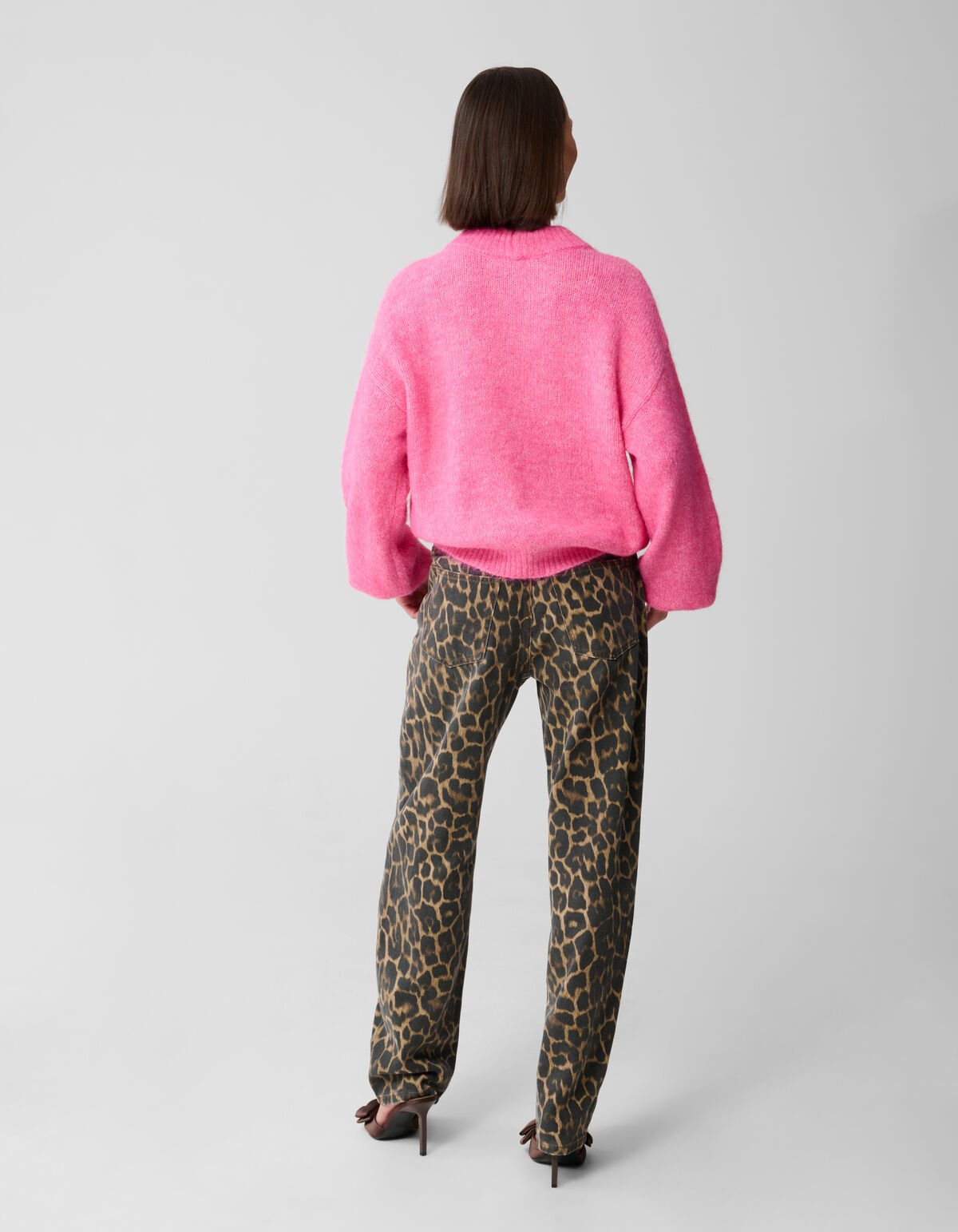Pullover mit Text-Artwork in Rosa SHOEBY WOMEN