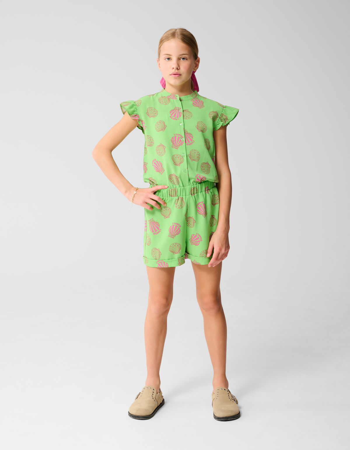 Muschel-Overall Gr&uuml;n SHOEBY GIRLS