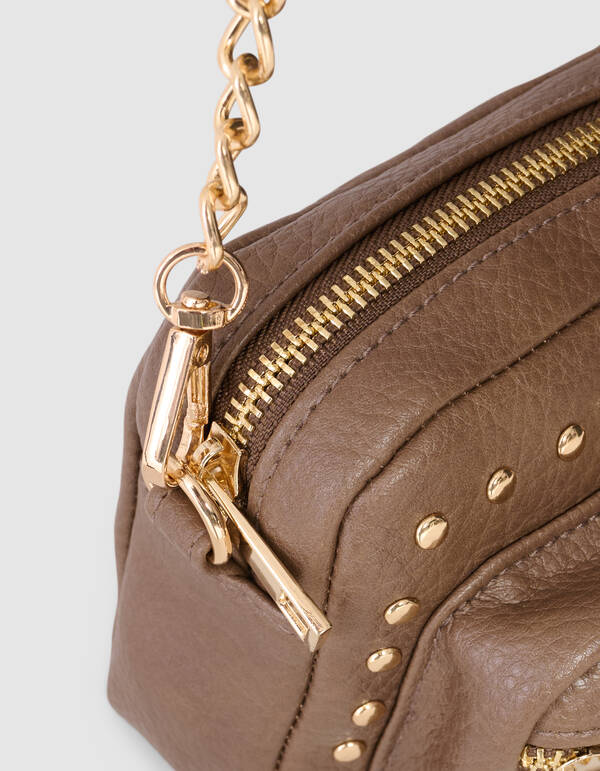 Stud Pocket Bag Brown SHOEBY ACCESSOIRES